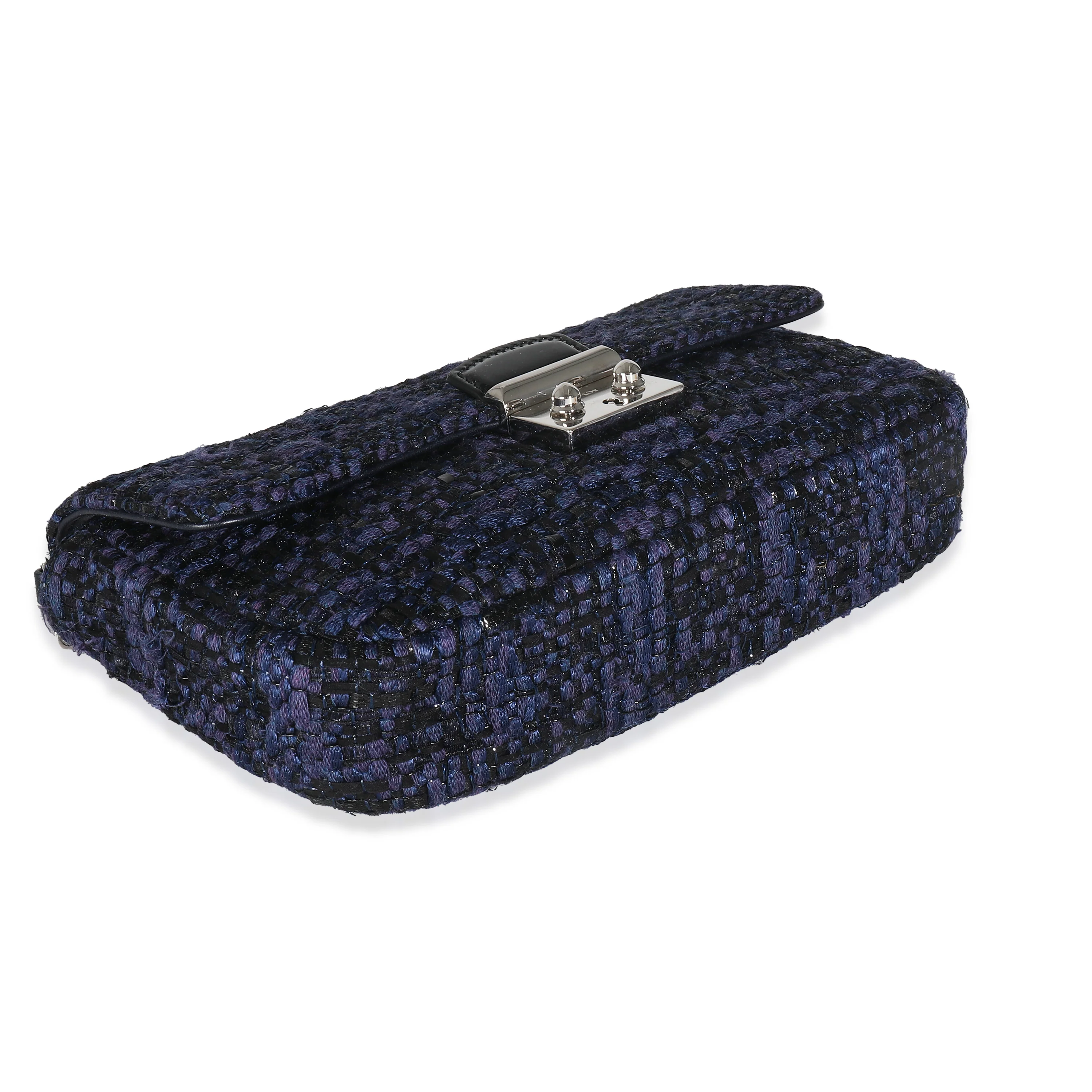 Navy Tweed Miss Dior Promenade Crossbody - Image 6