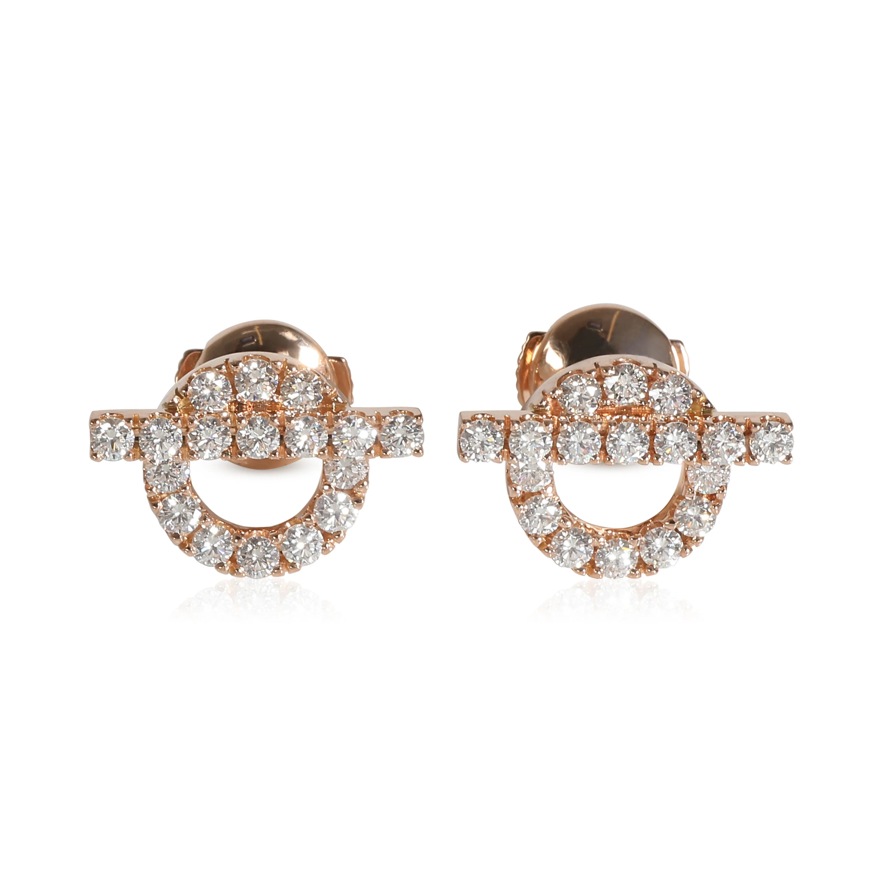 Finesse Earrings in 18k Rose Gold 0.92 CTW - Image 2