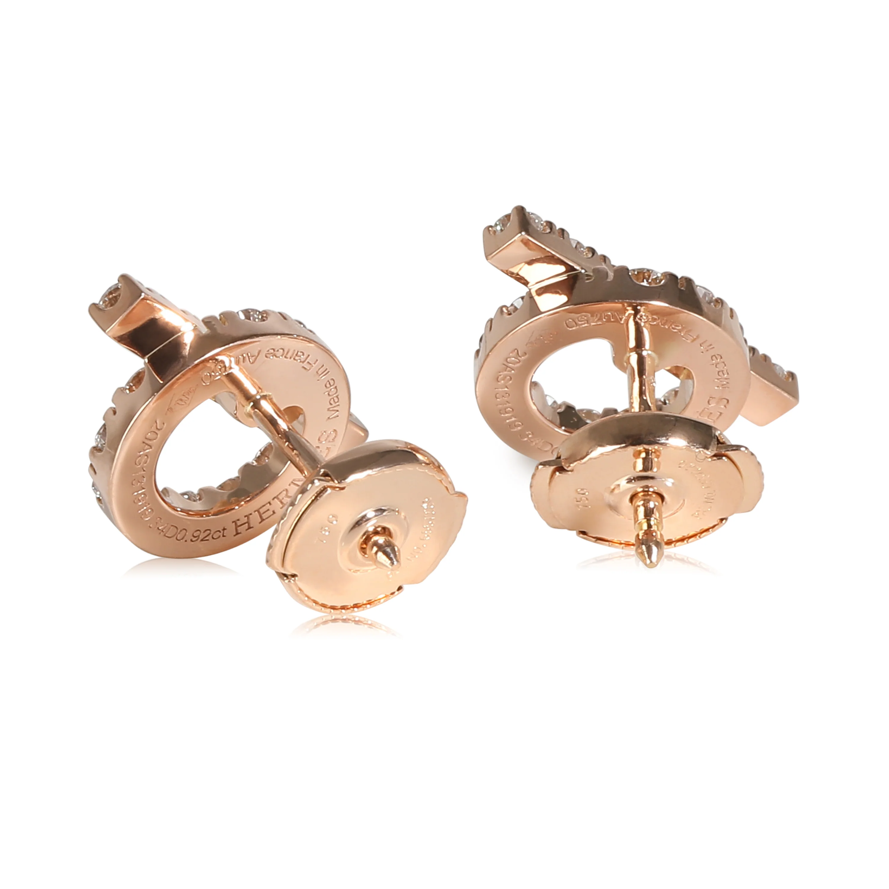 Finesse Earrings in 18k Rose Gold 0.92 CTW - Image 4