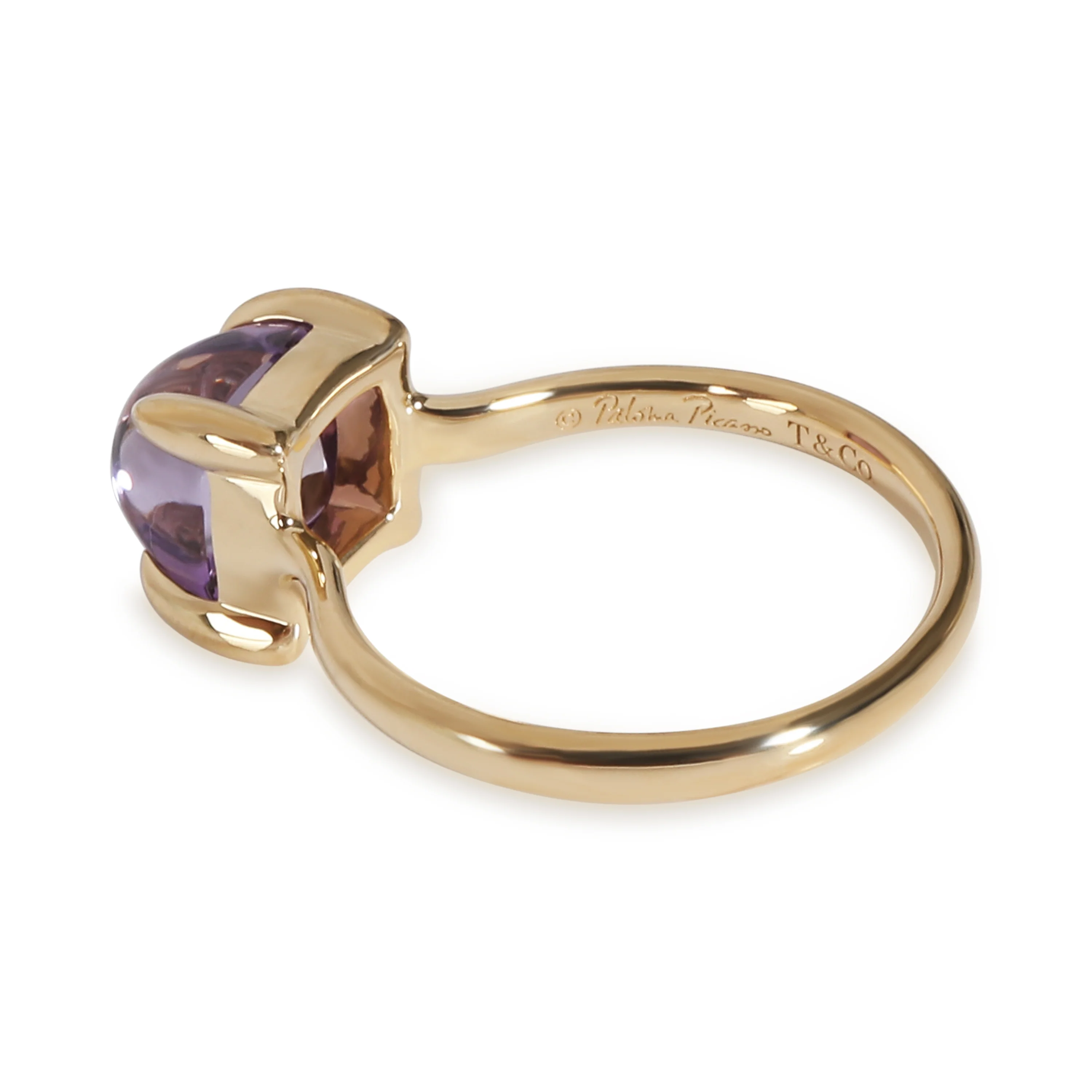 Paloma Picasso Amethyst Sugar Stack Ring in 18k Yellow Gold - Image 3