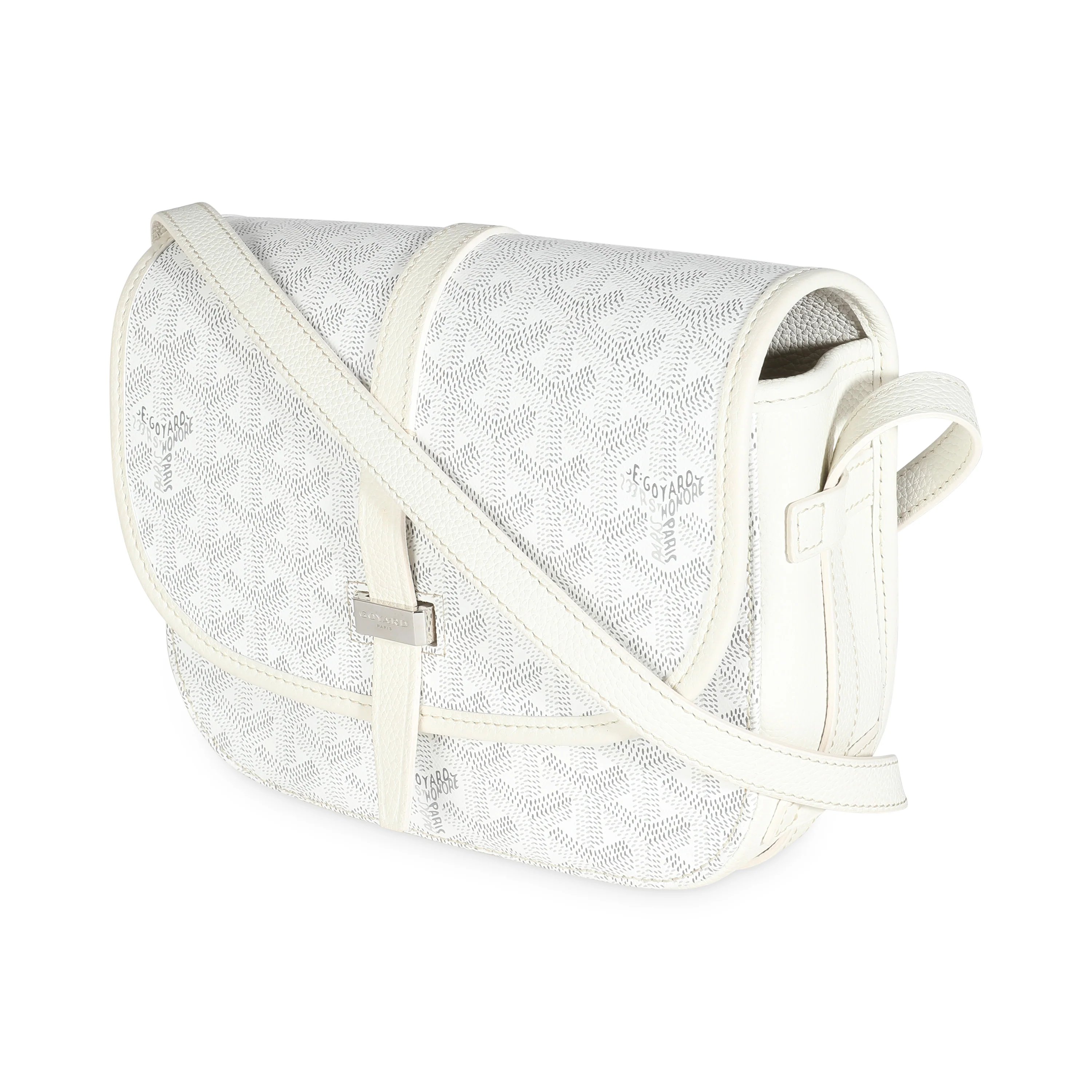White Goyardine Canvas Belvedere II PM - Image 2