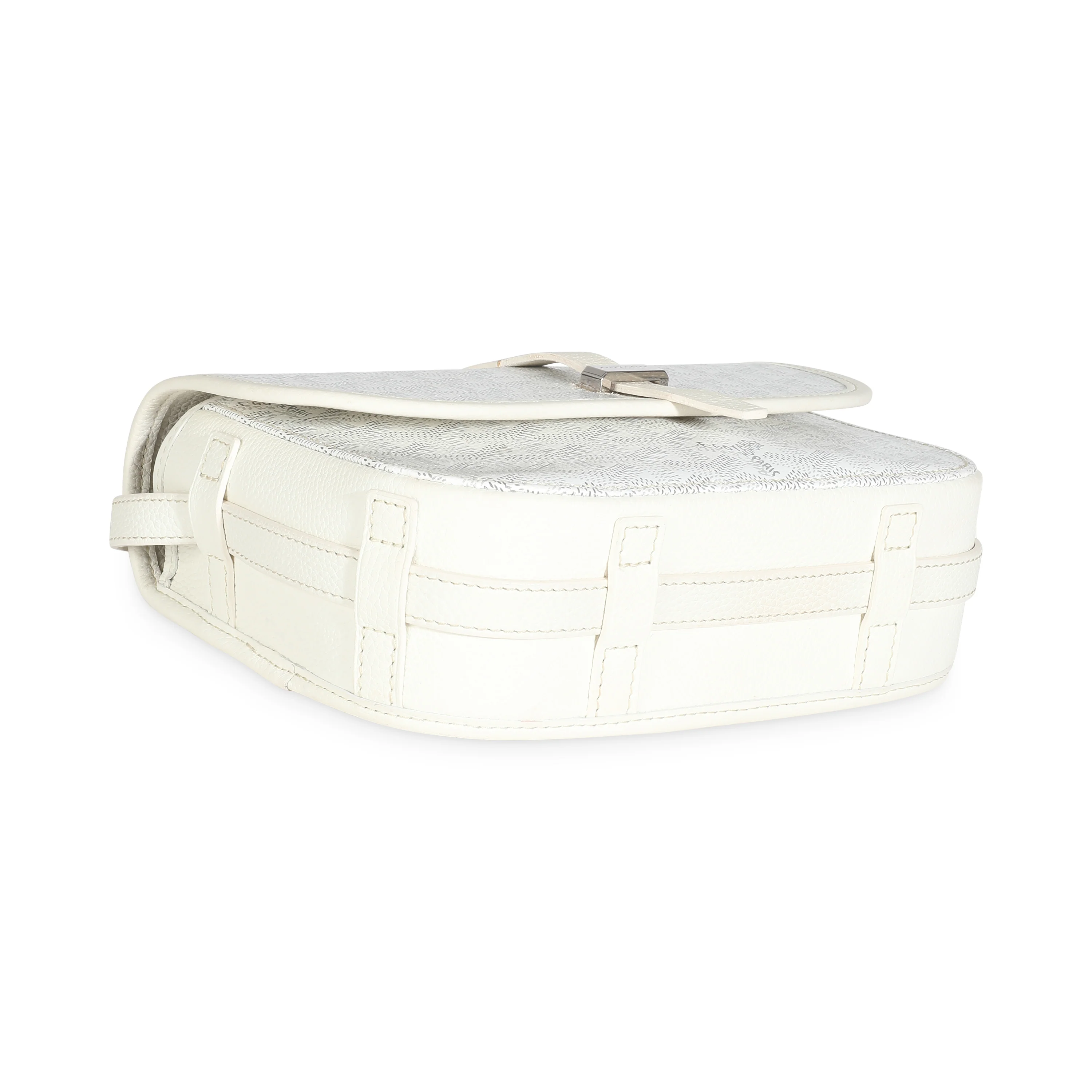 White Goyardine Canvas Belvedere II PM - Image 6