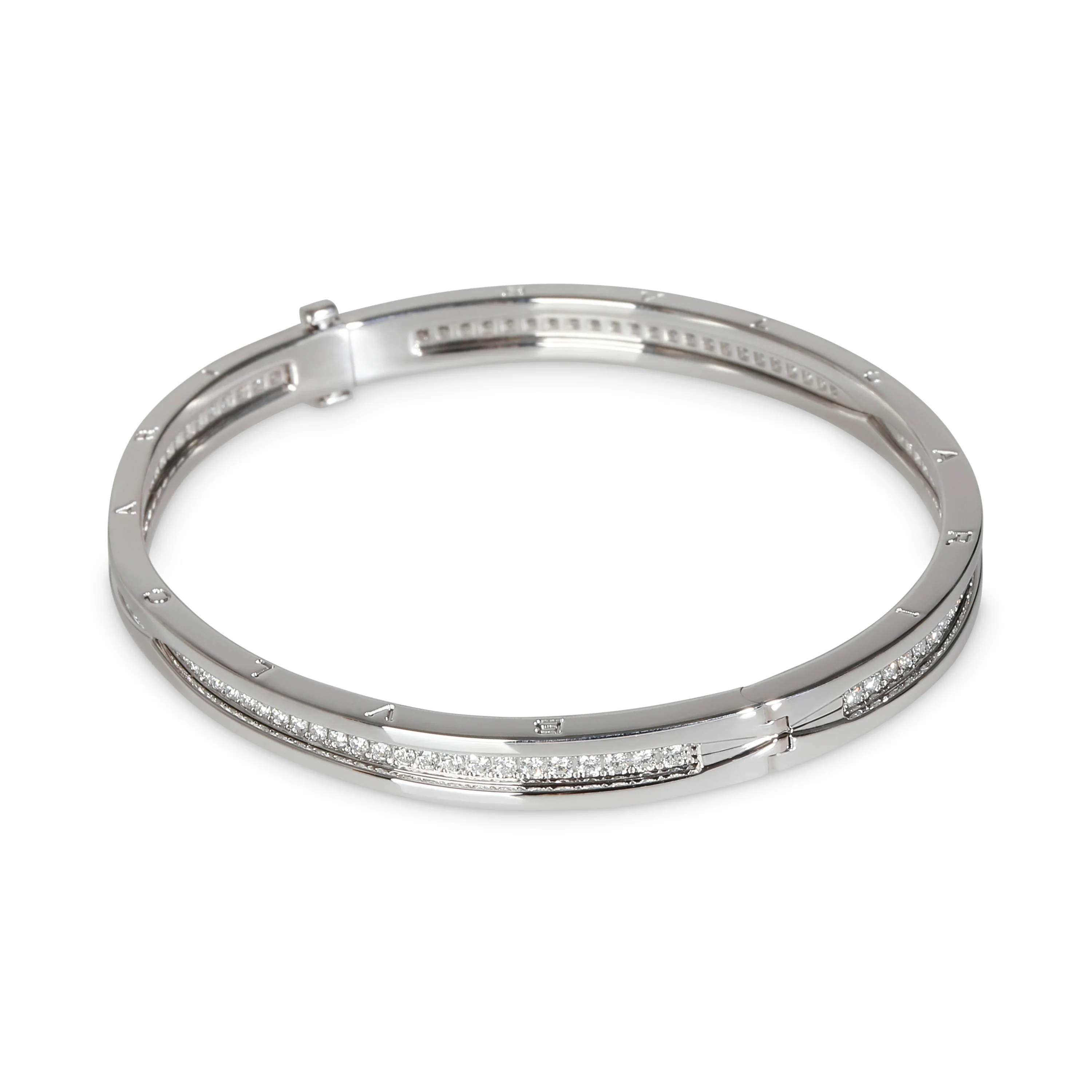 B.zero1 Bracelet in 18k White Gold 1.01 CTW - Image 2