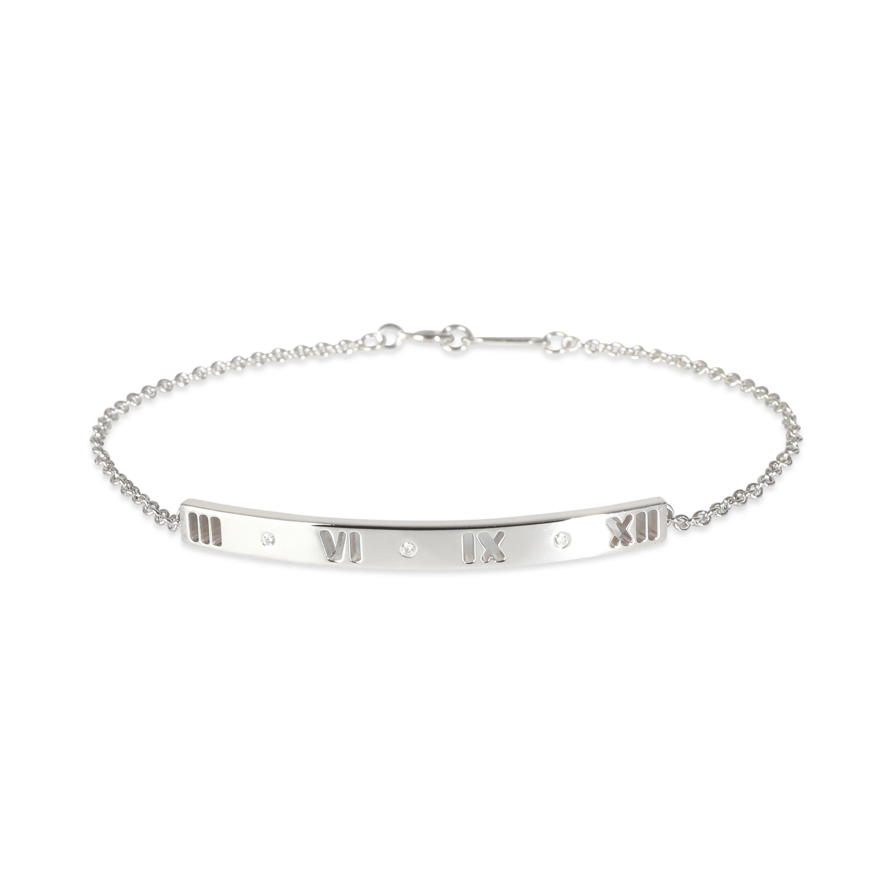 Atlas Bracelet in 18k White Gold 0.03 CTW