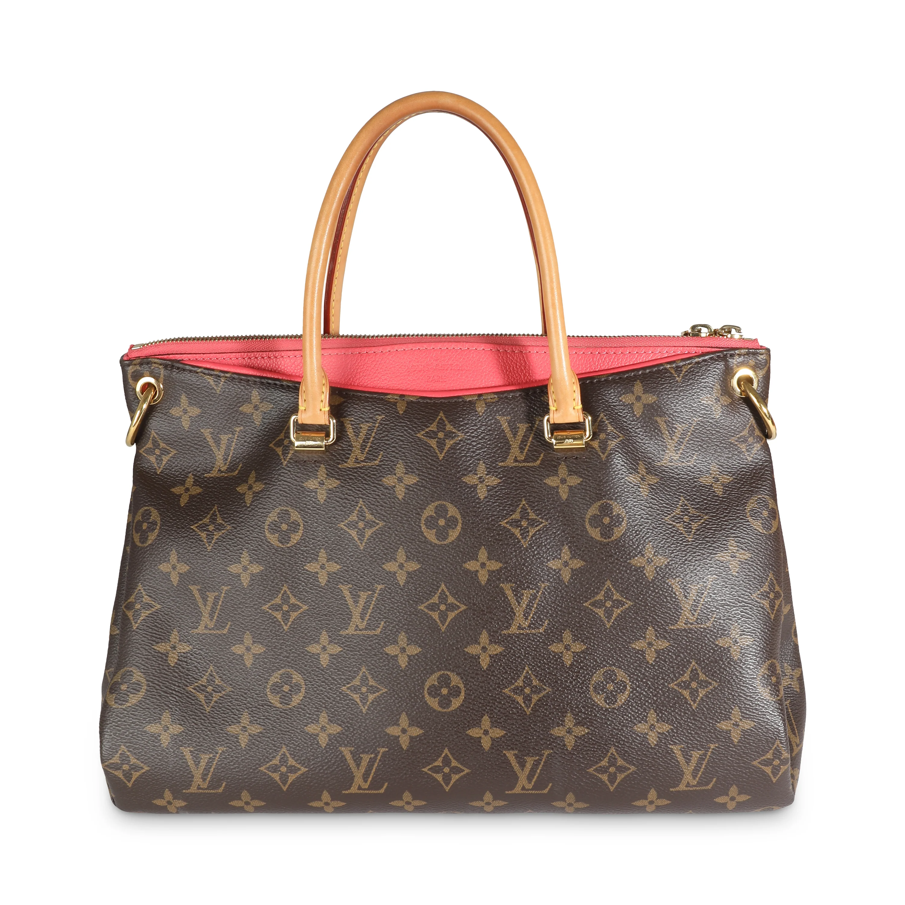 Litchi Monogram Canvas Pallas - Image 2