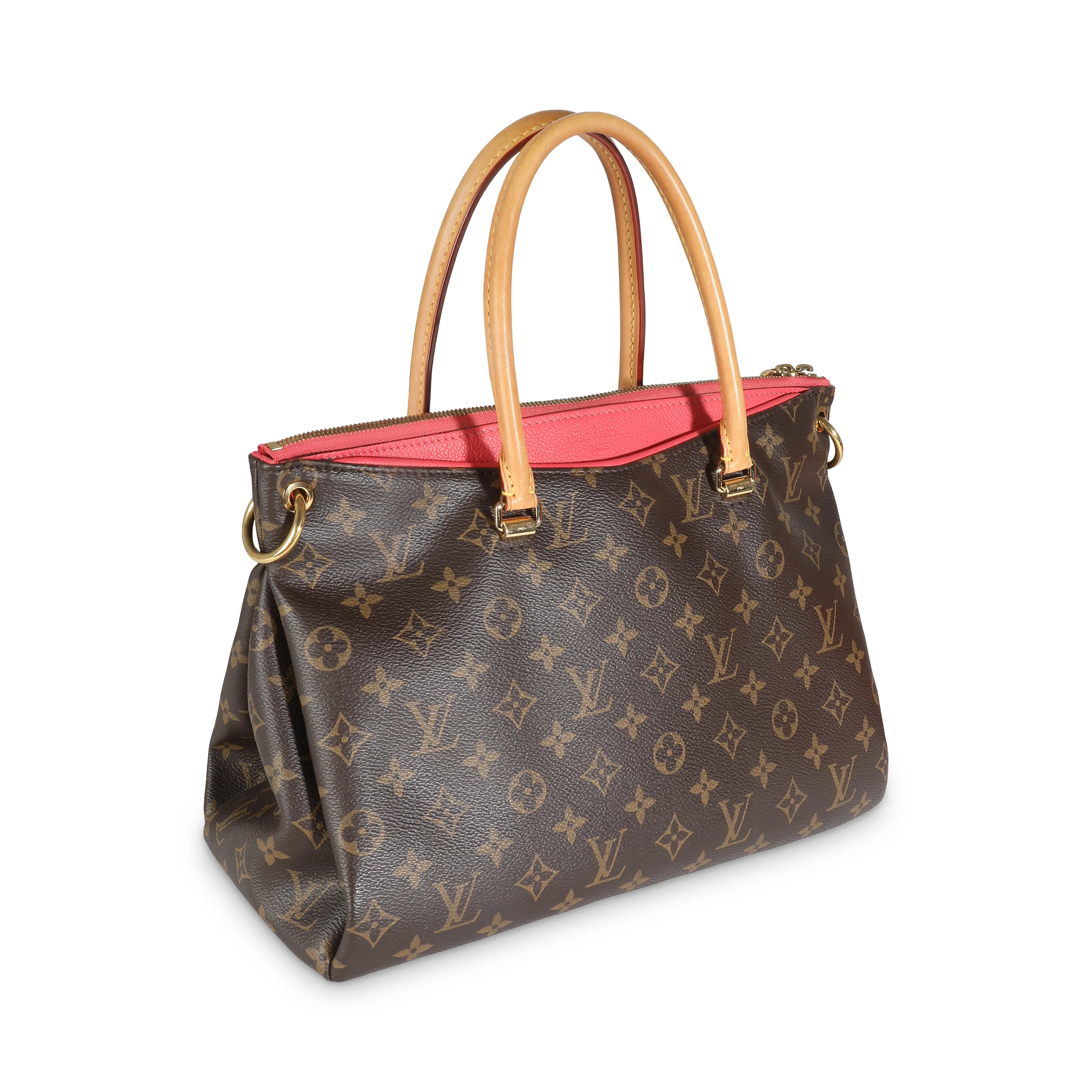 Litchi Monogram Canvas Pallas - Image 4