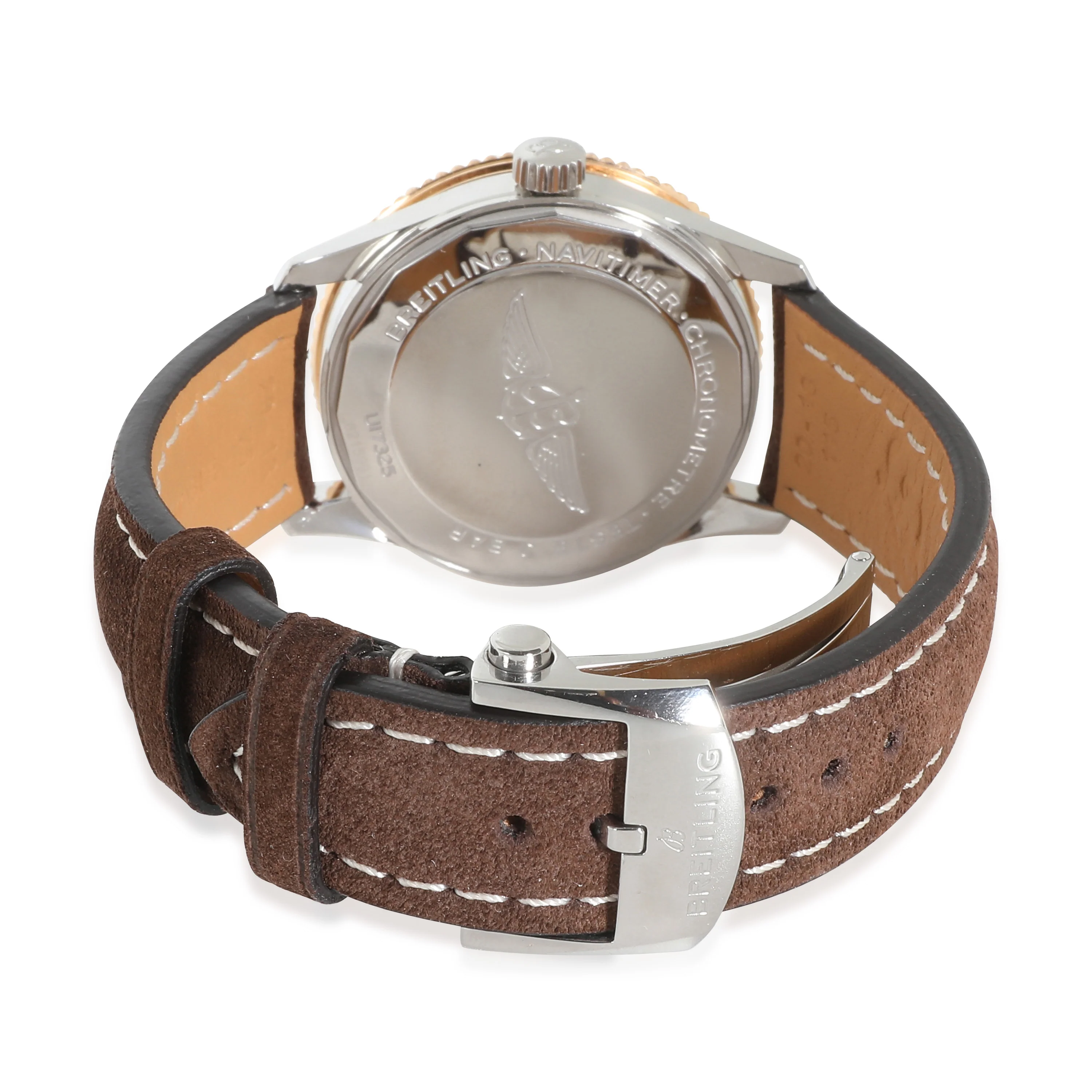 Navitimer 38 U17325211G1P2 Unisex Watch in 18kt Stainless Steel/Gold - Image 4