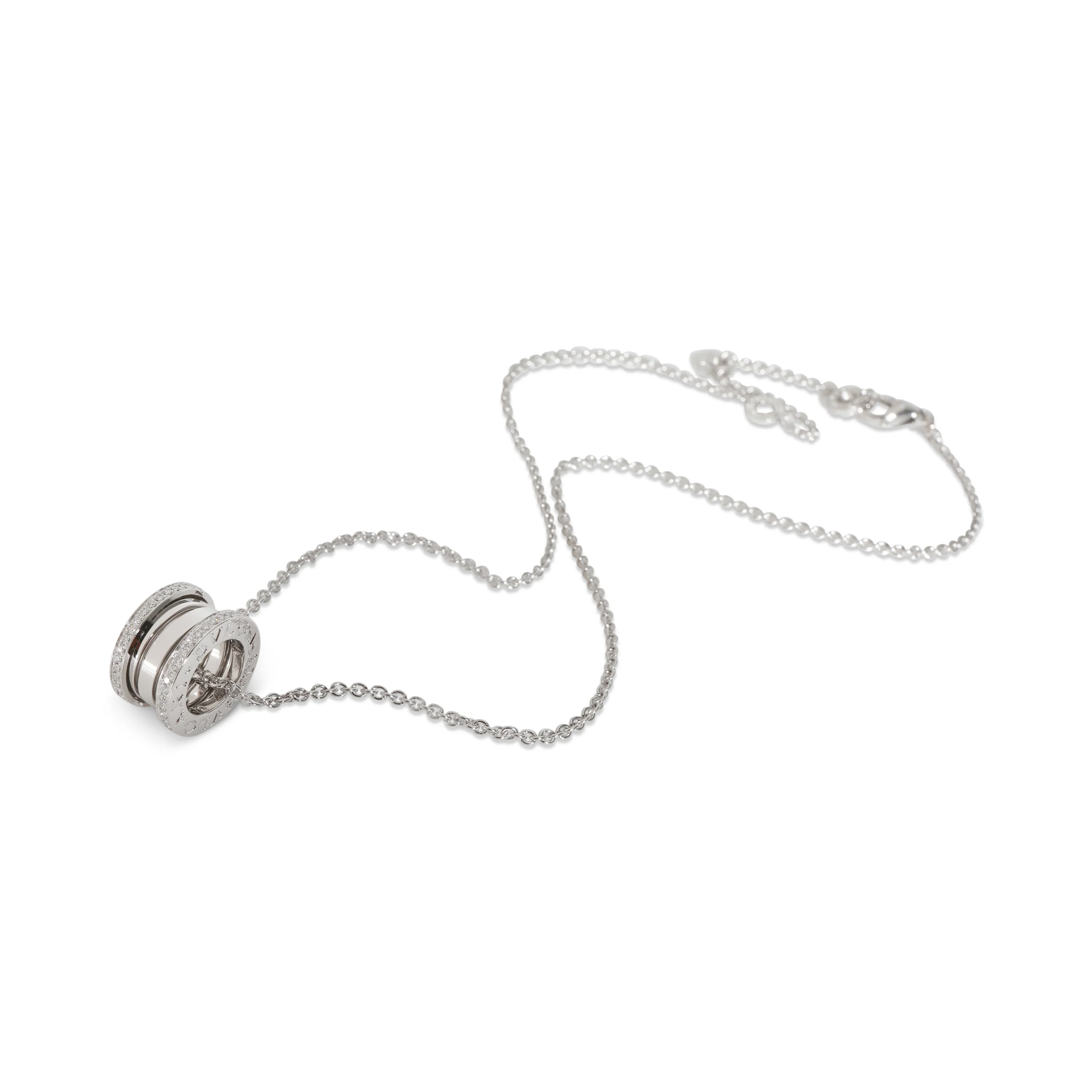 B.zero1 Fashion Necklace in 18k White Gold 0.38 CTW - Image 4