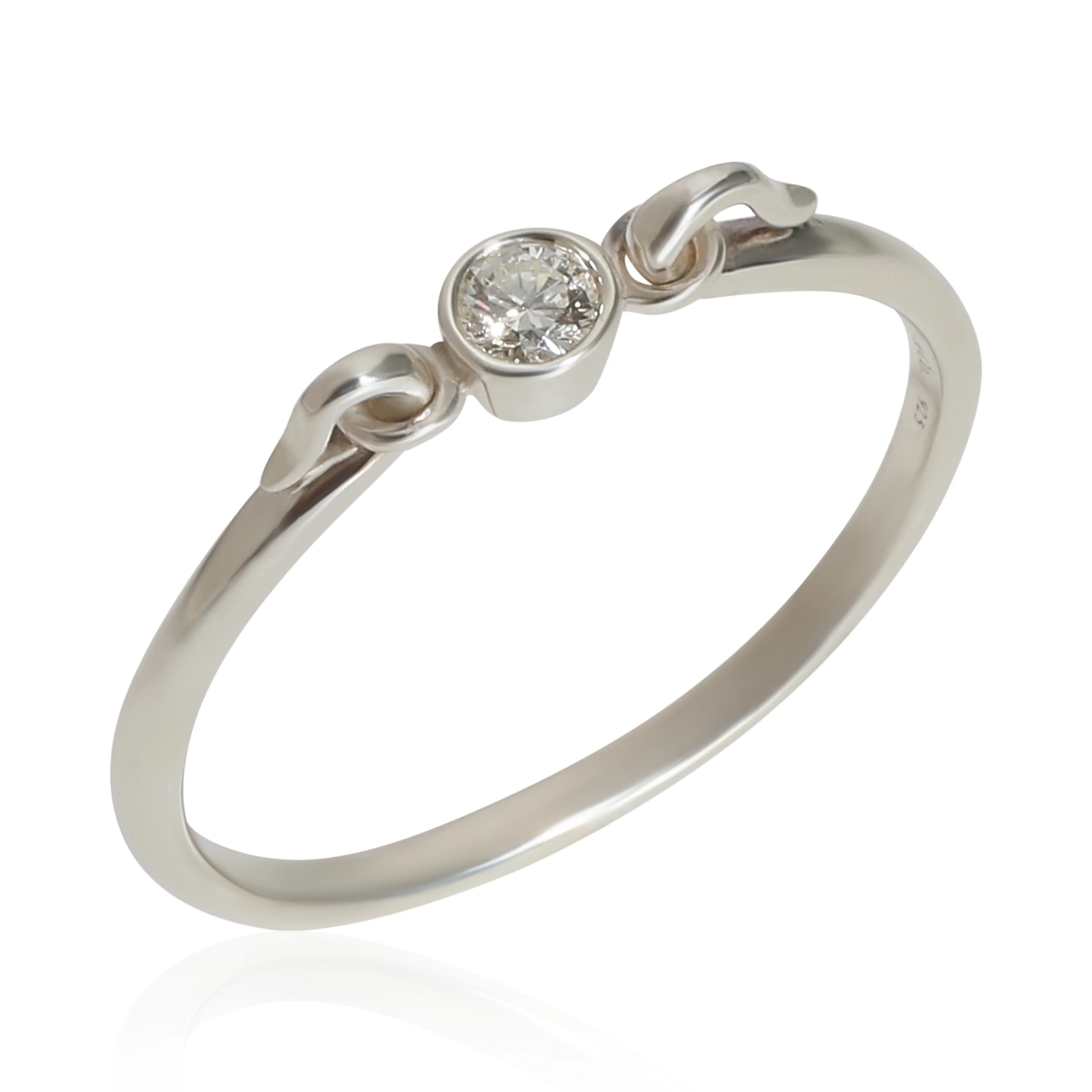Elsa Peretti Fashion Ring in  Sterling Silver 0.1 CTW - Image 4