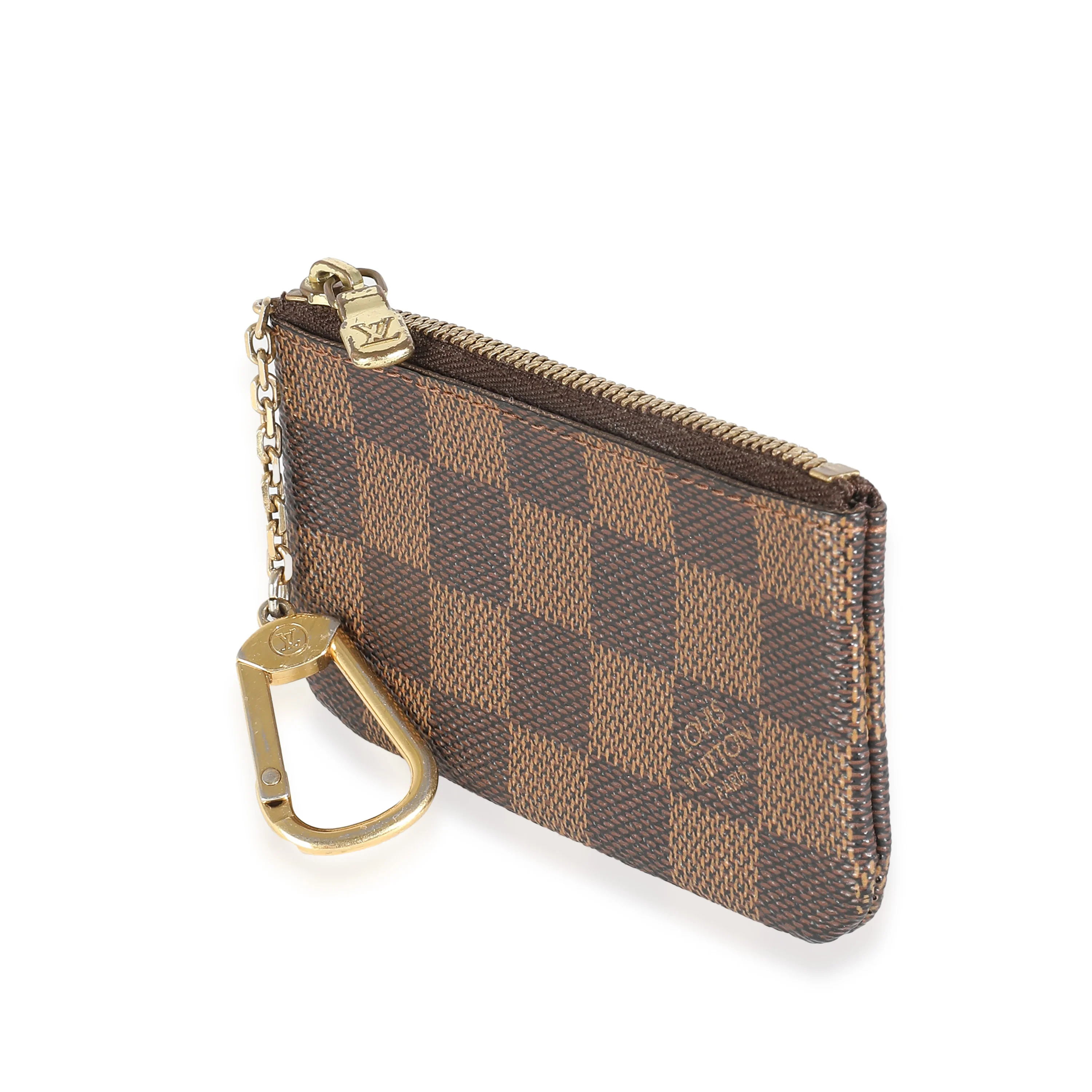 Damier Ebene Canvas Key Pouch - Image 2