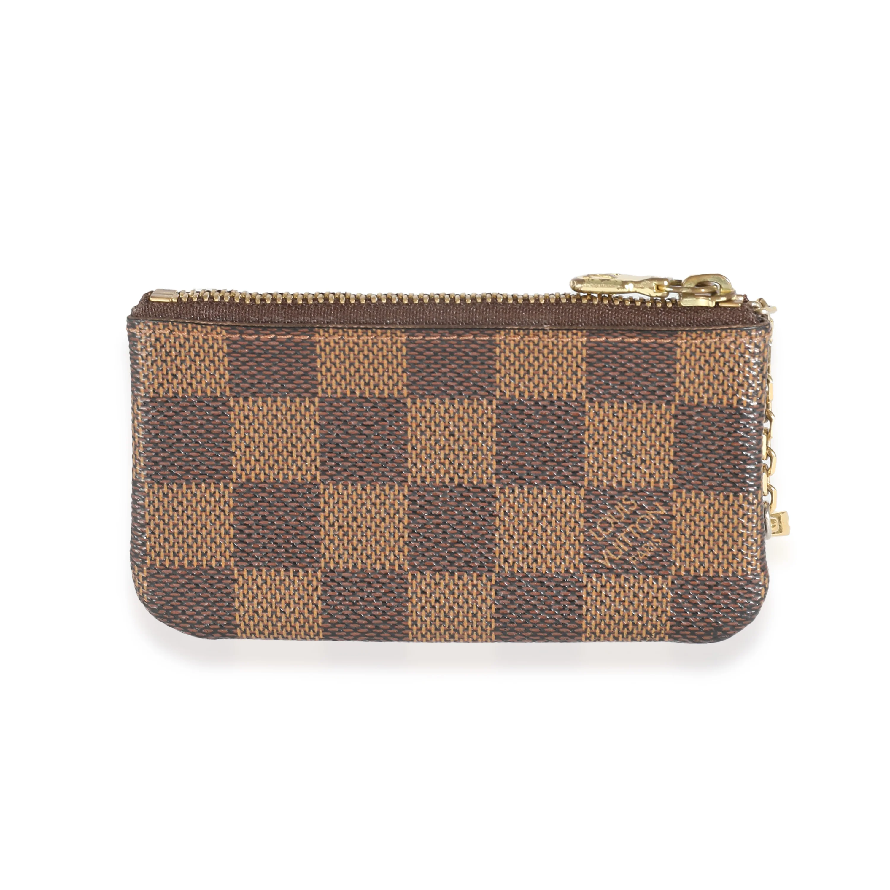 Damier Ebene Canvas Key Pouch - Image 4