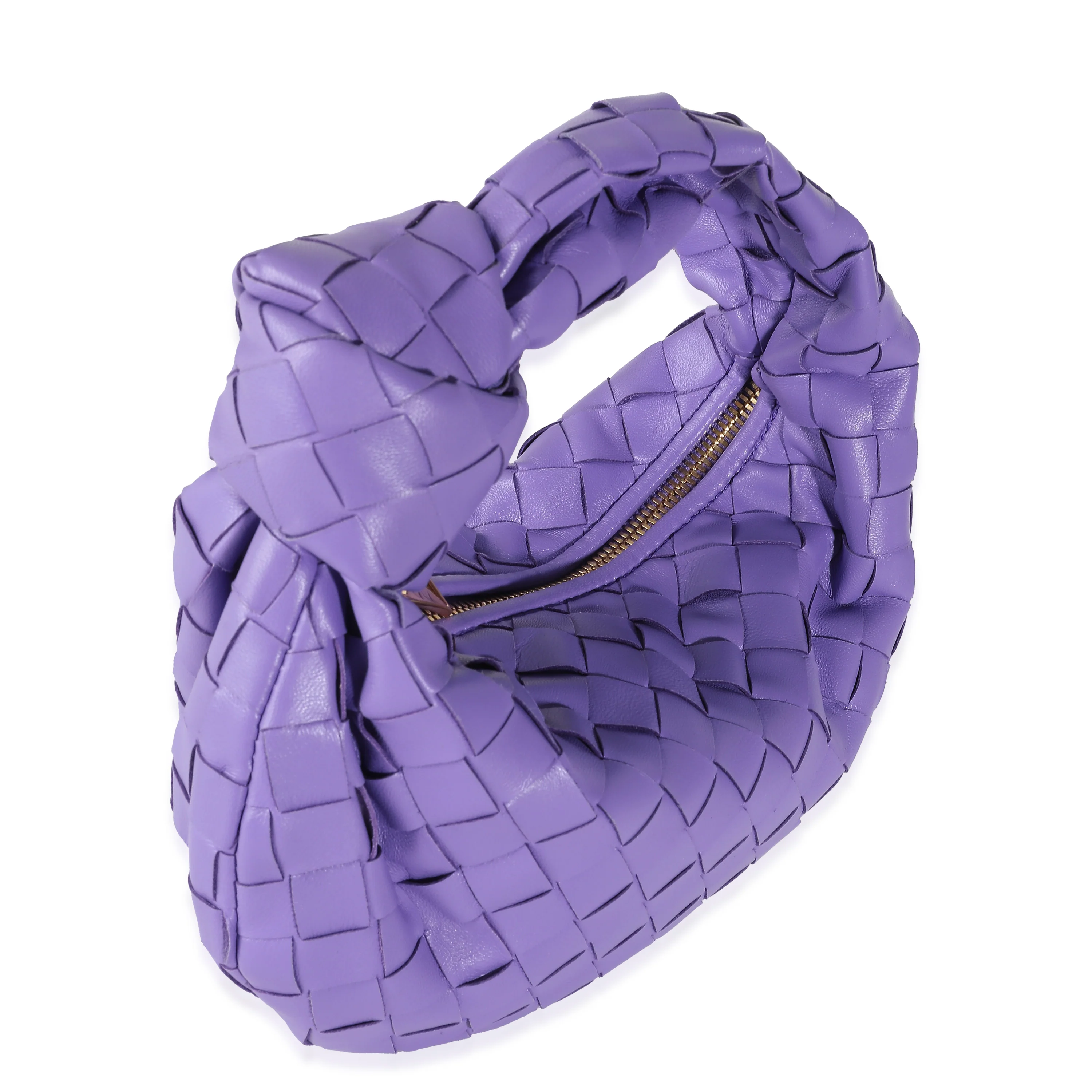 Lavender Intrecciato Nappa Mini Jodie - Image 3