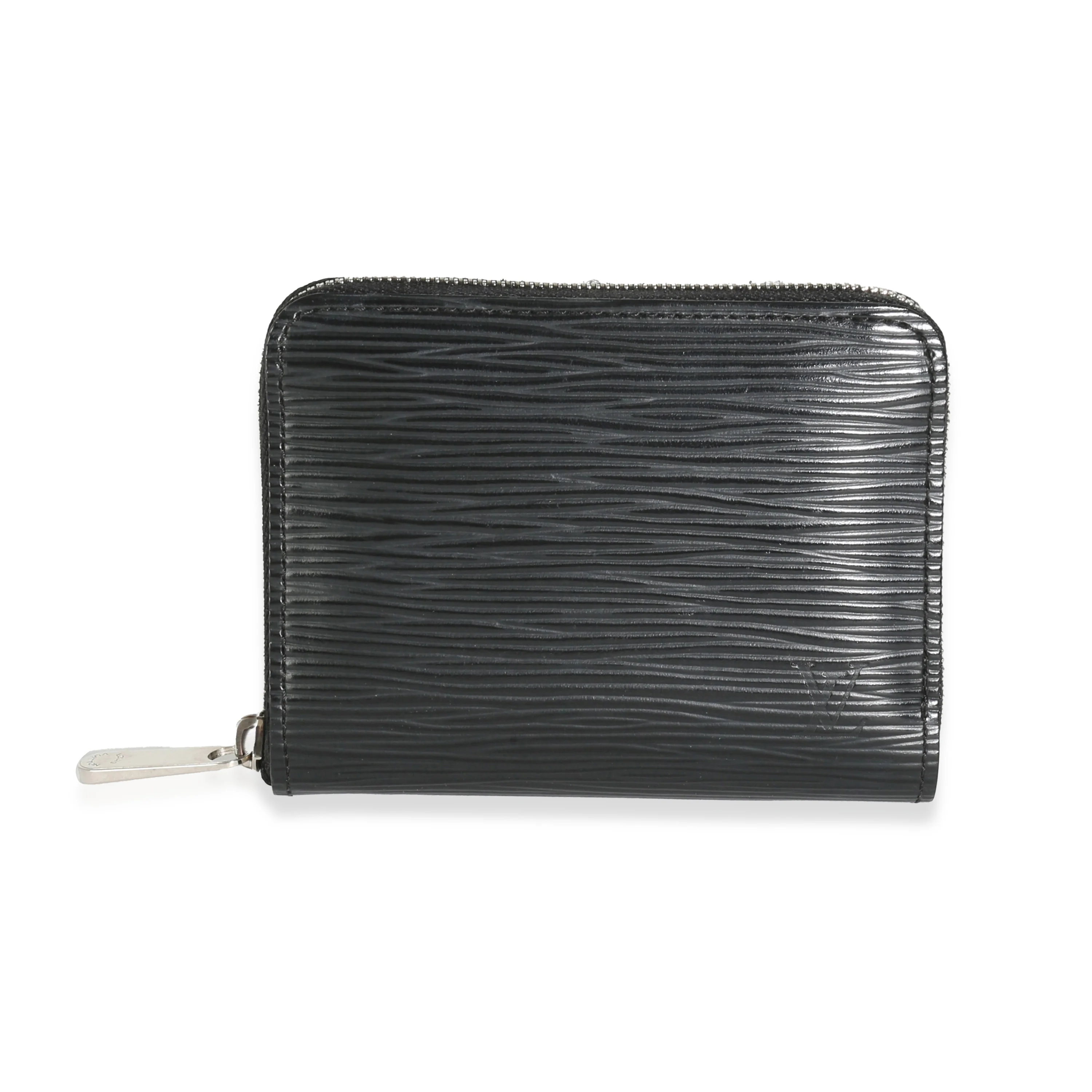 Black Epi Zippy Coin Purse - Image 4