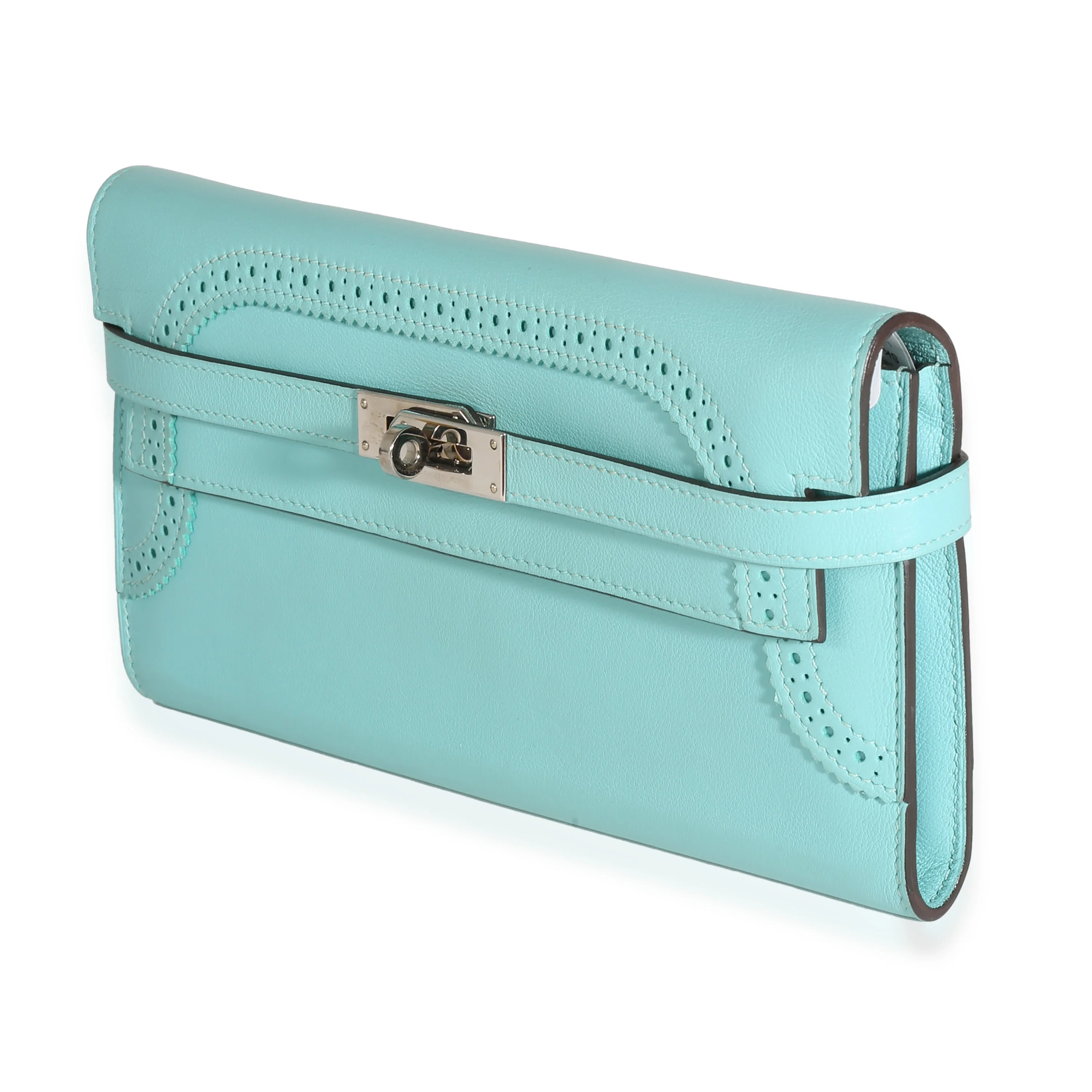 Bleu Atoll Swift Ghillies Kelly Longue Wallet PHW - Image 2