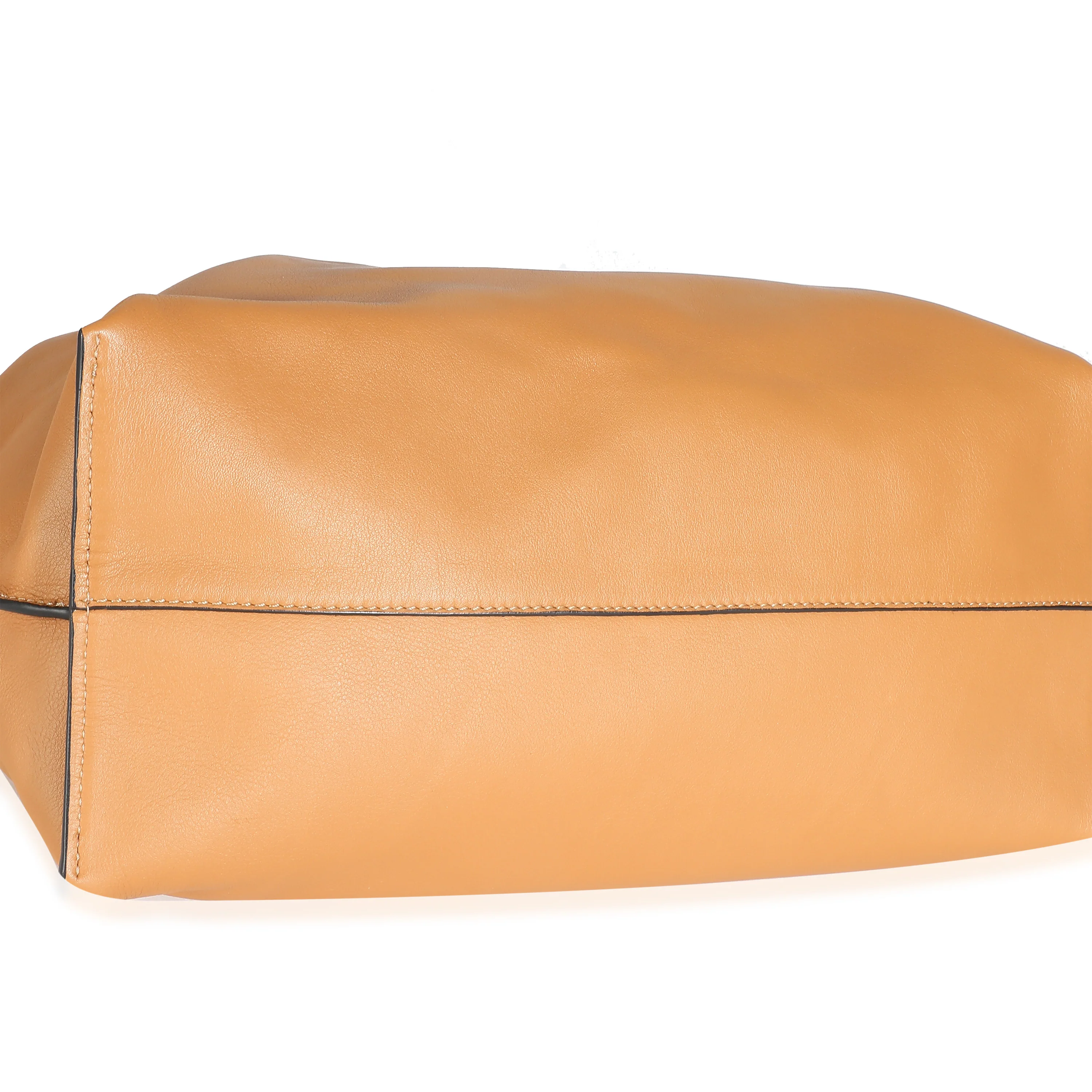 Warm Desert Nappa Calfskin Large Flamenco Clutch - Image 5