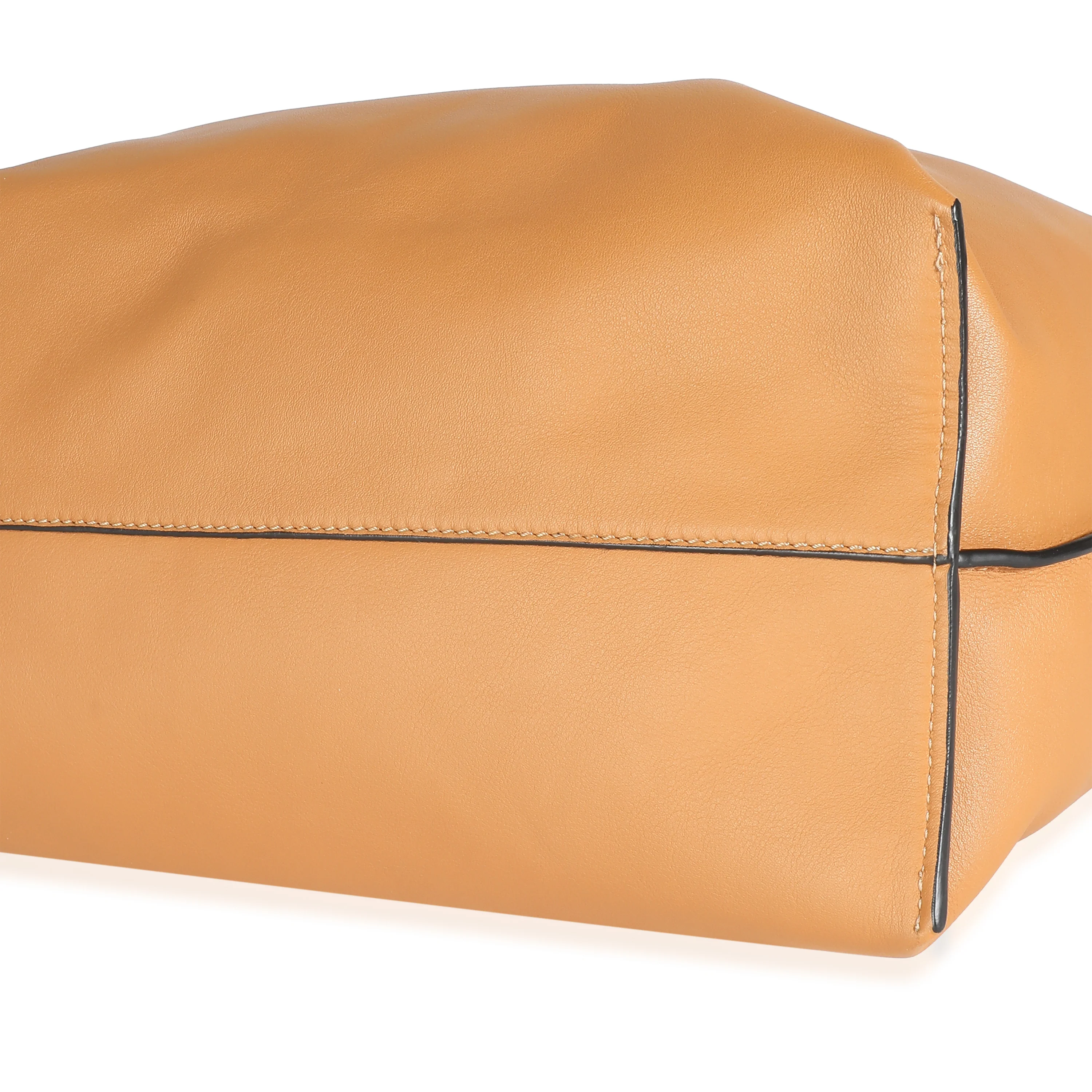 Warm Desert Nappa Calfskin Large Flamenco Clutch - Image 6