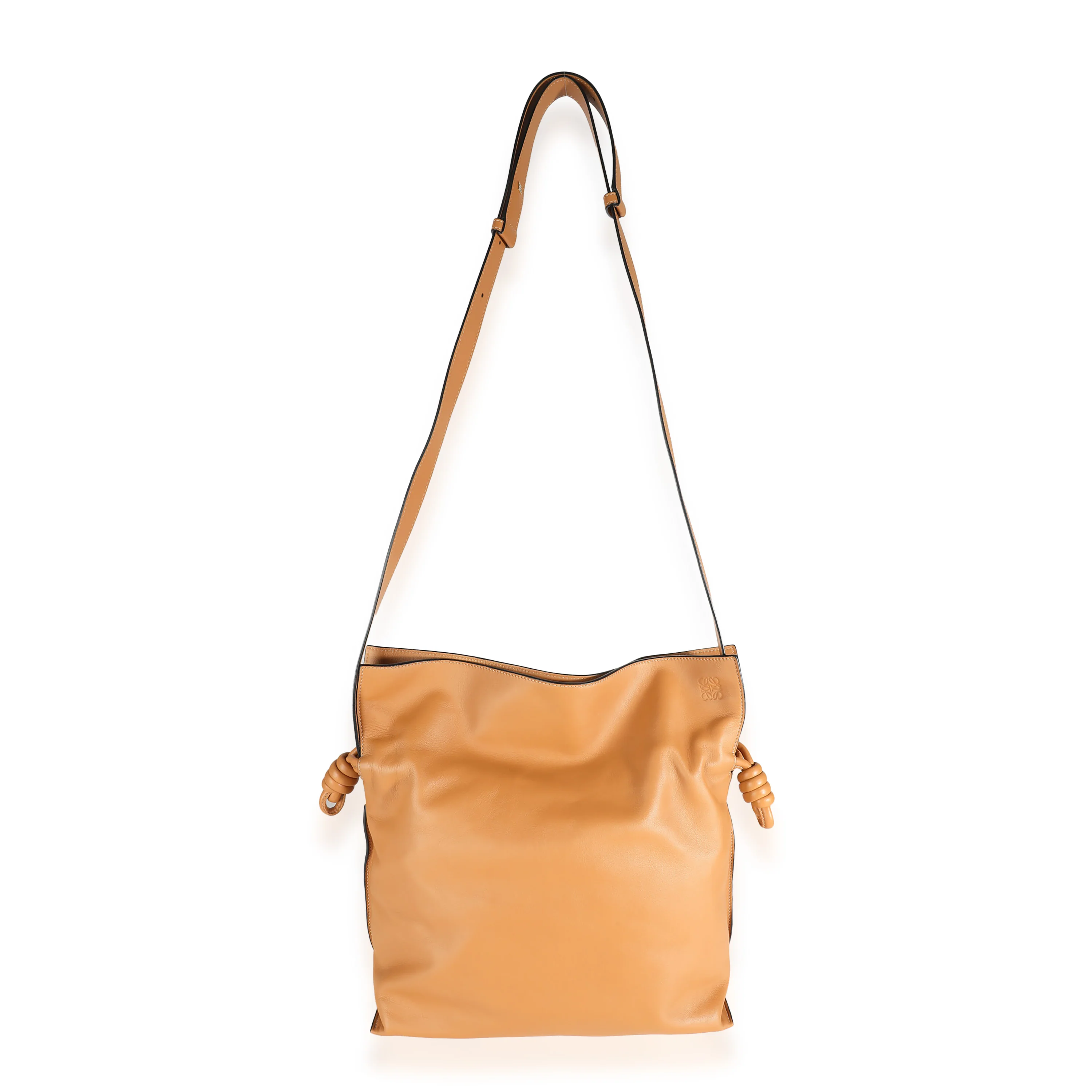 Warm Desert Nappa Calfskin Large Flamenco Clutch - Image 7