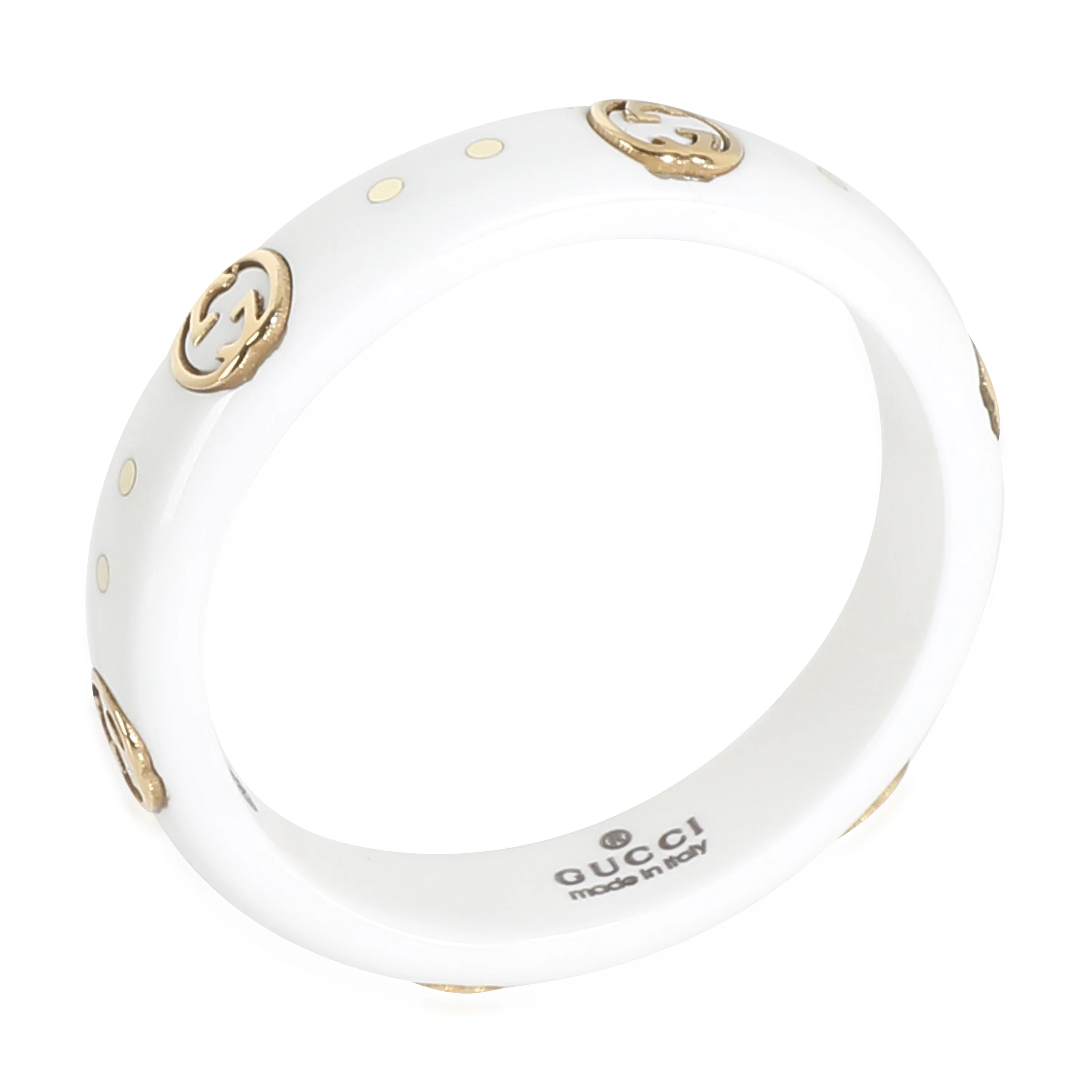 Icon Band in 18K Ceramic/Yellow Gold - Image 3