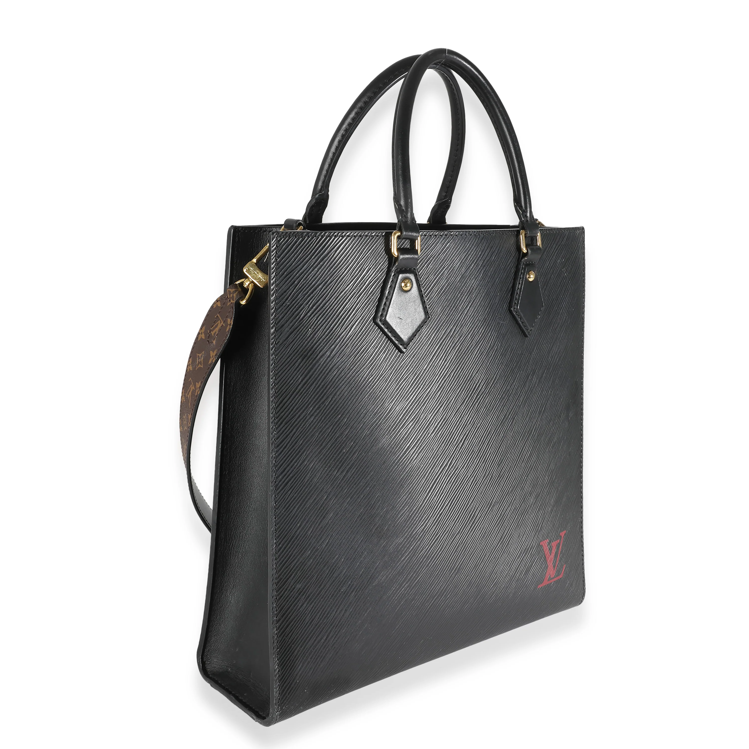 Black Epi Sac Plat PM - Image 3