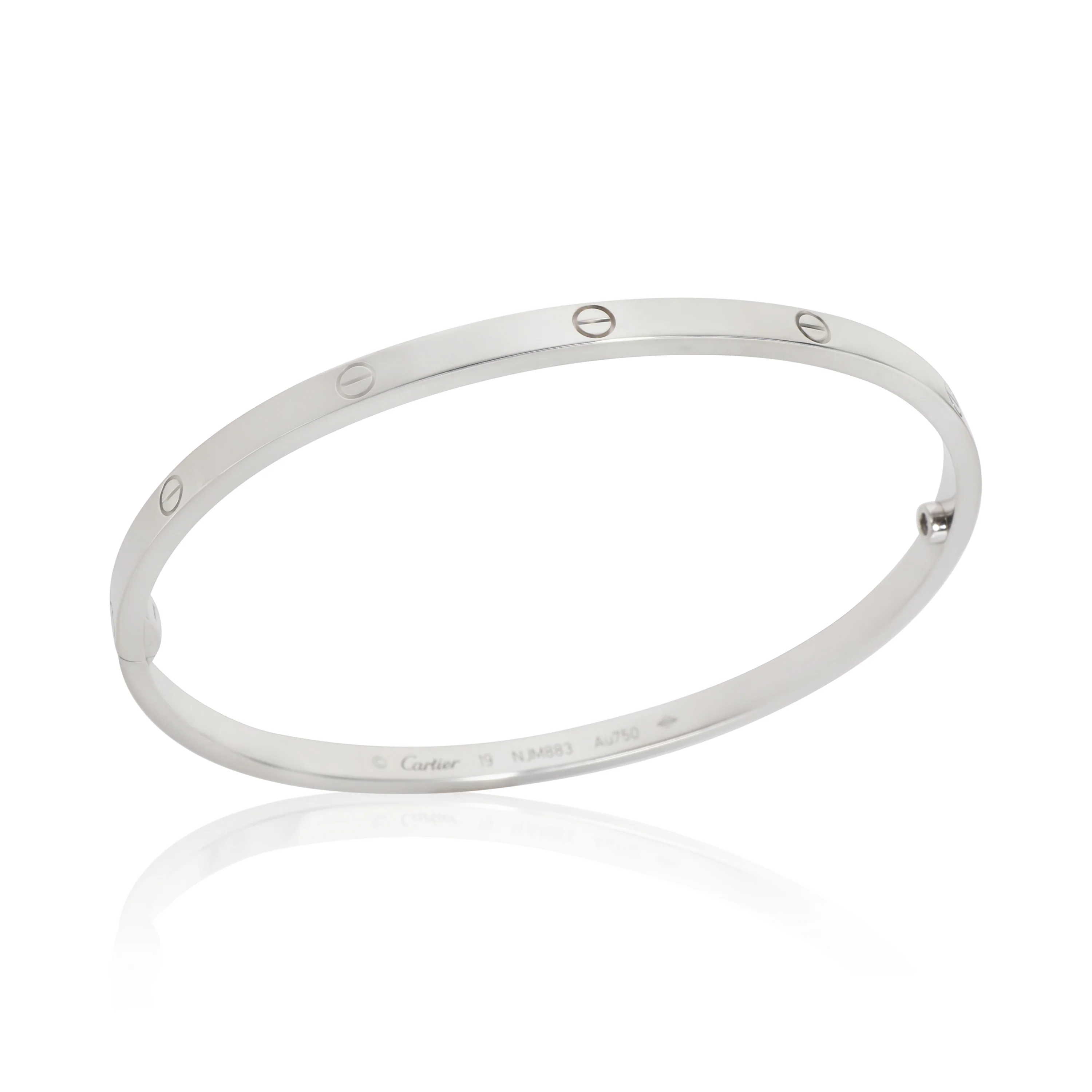 Love Bracelet, Small Model (White Gold) - Image 4