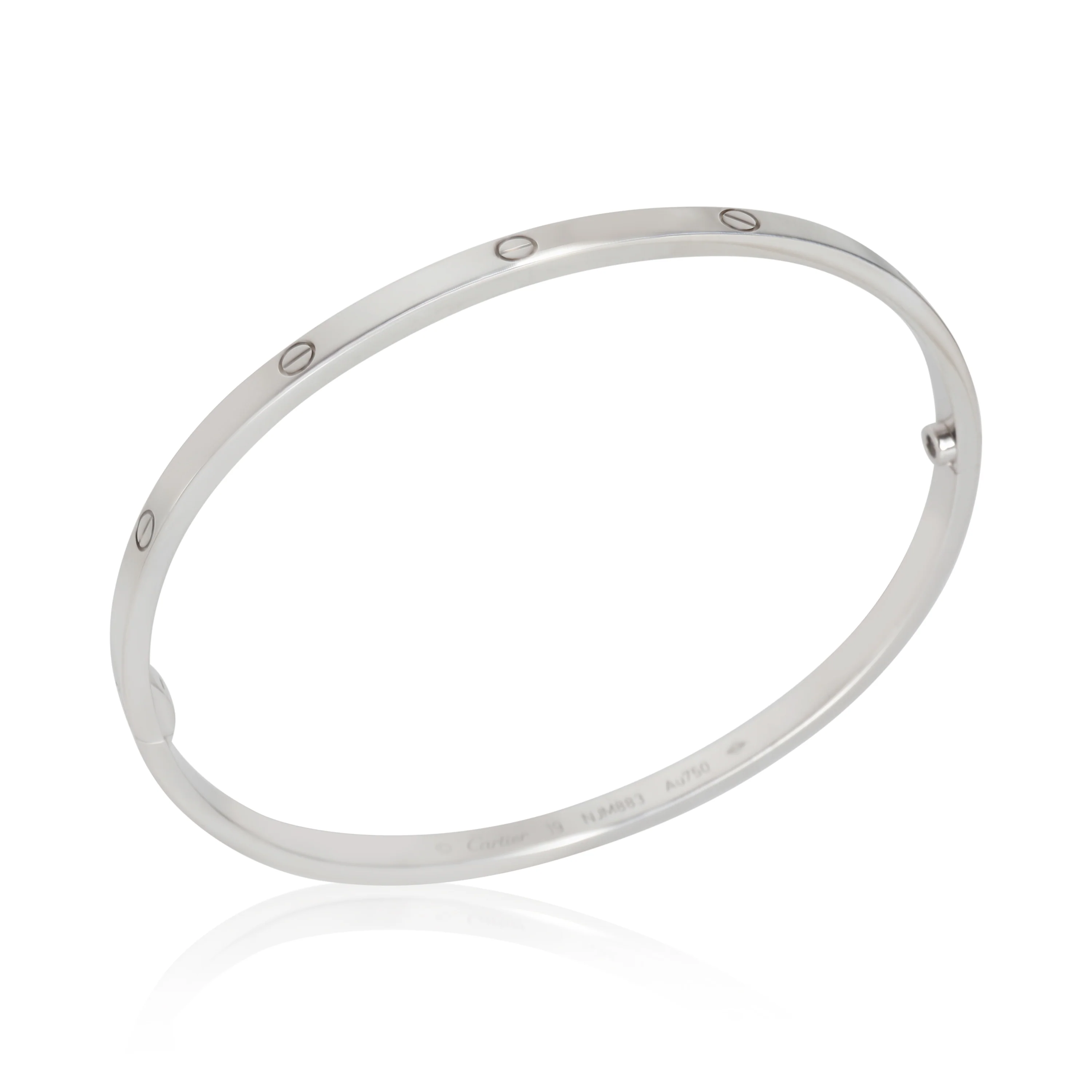 Love Bracelet, Small Model (White Gold) - Image 6