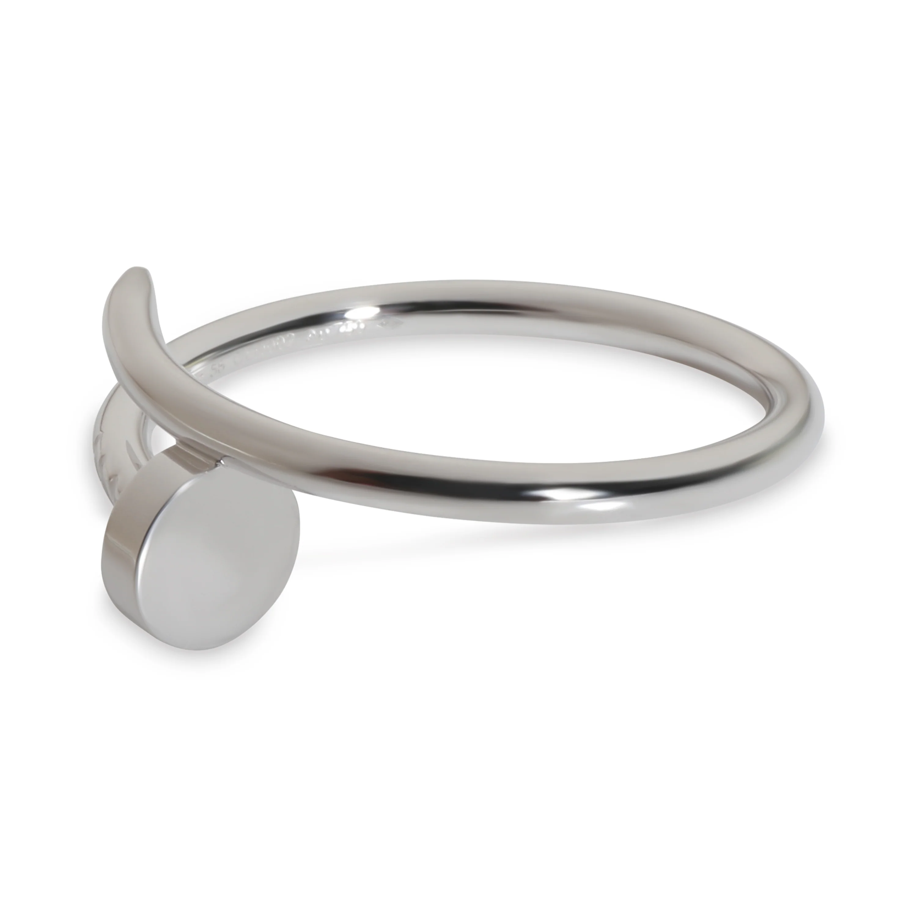 Juste Un Clou Ring, Small Model (White Gold) - Image 2