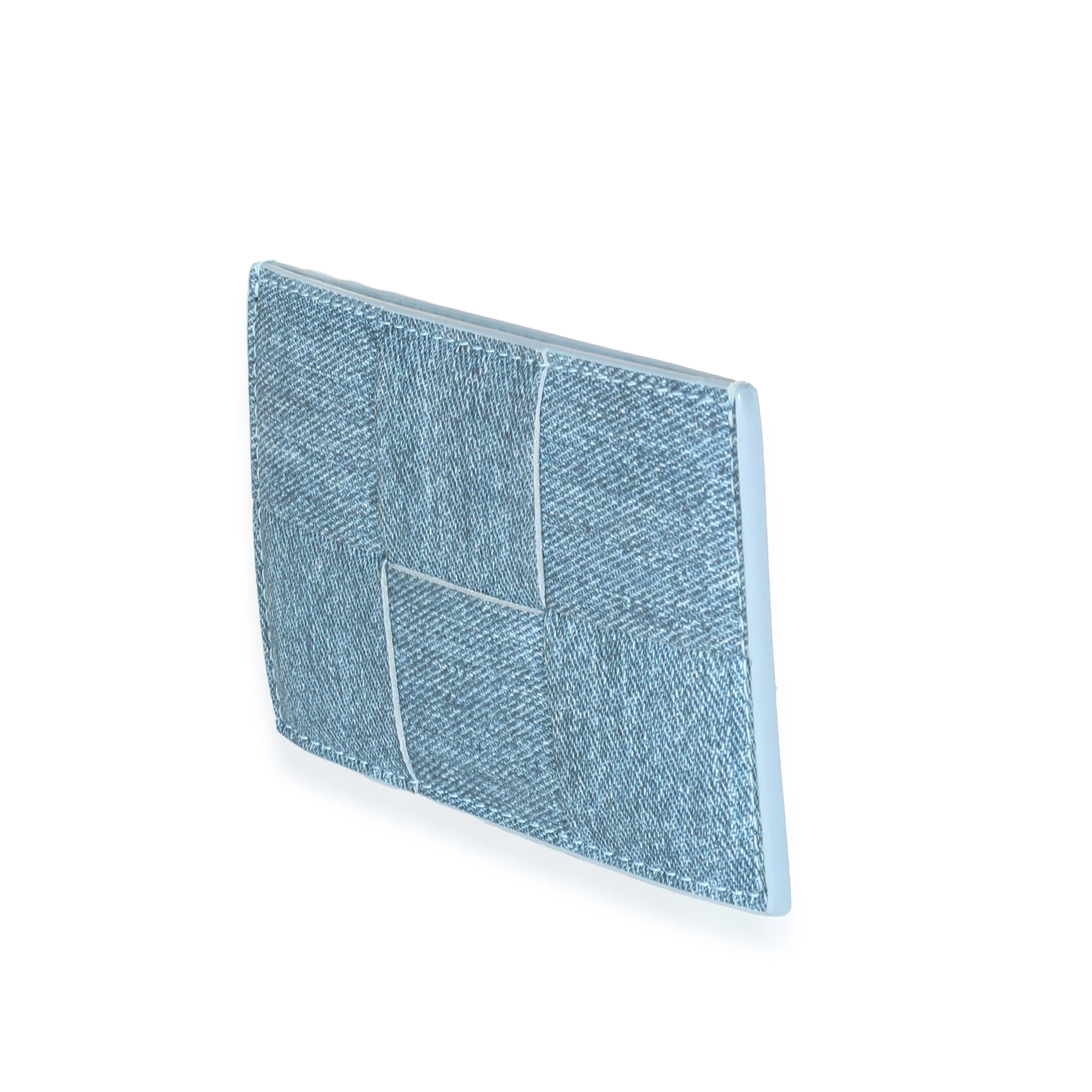 Intrecciato Nappa Denim Cassette Card Holder - Image 2