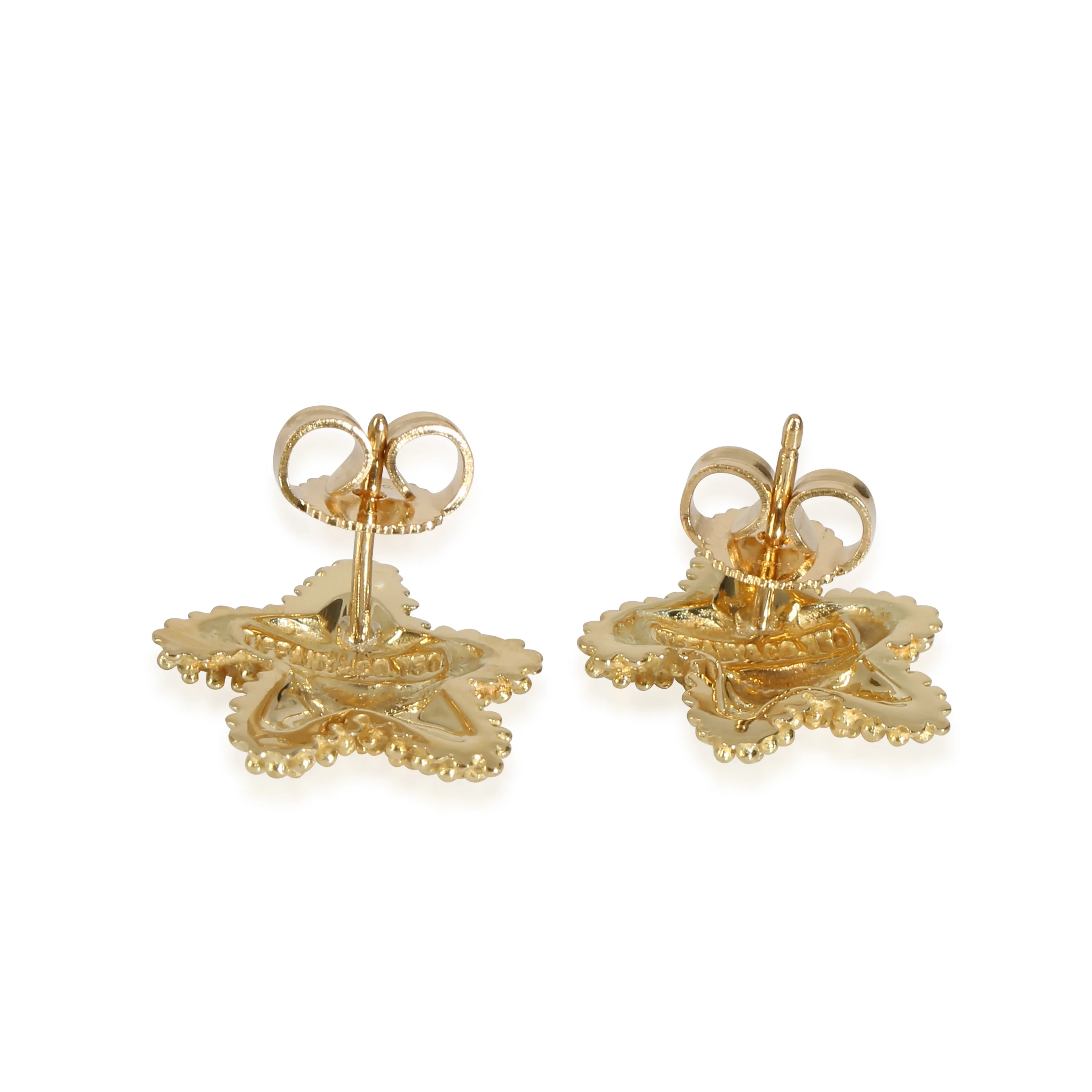 Vintage Starfish Earrings in 18k Yellow Gold - Image 3