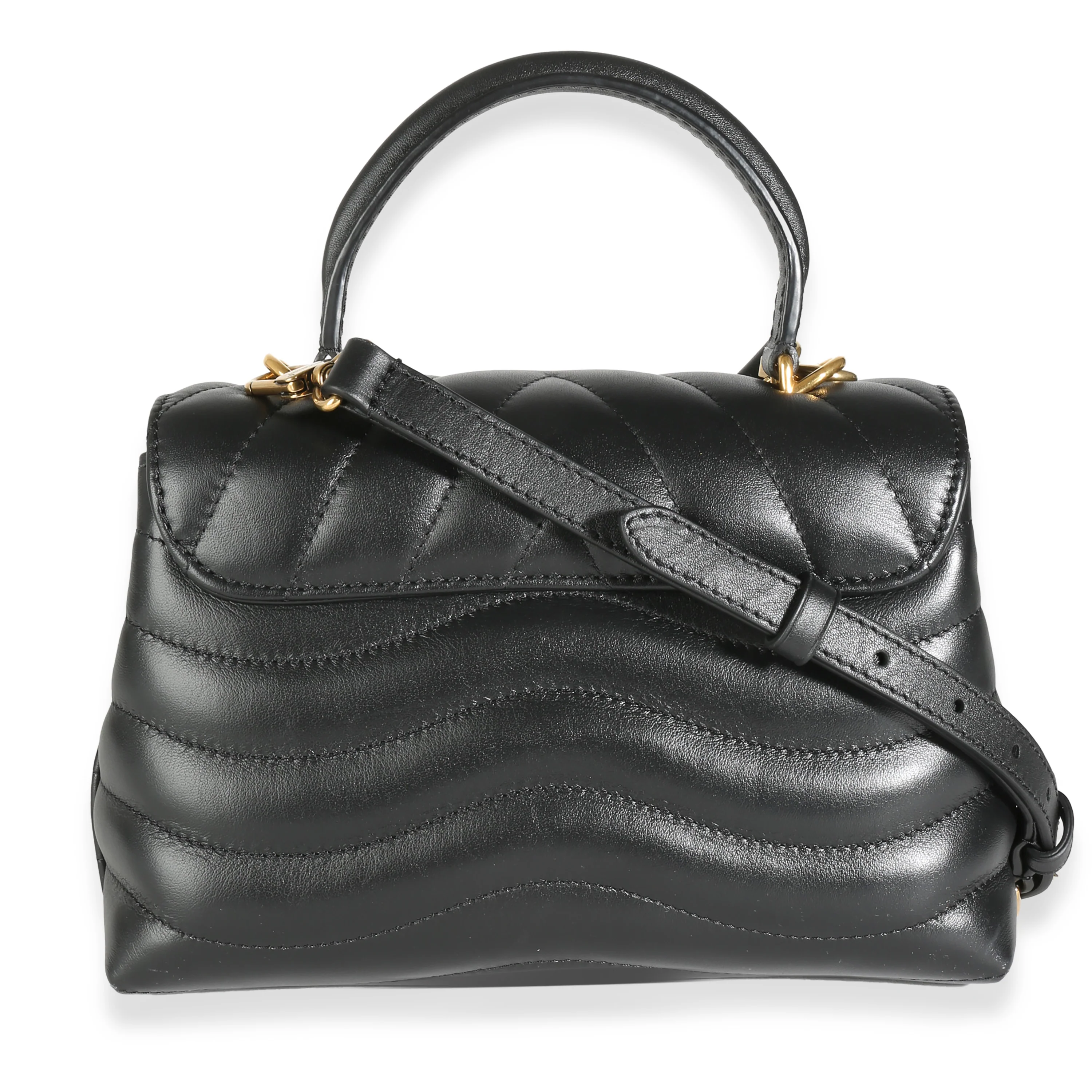 Black Calfskin Hold Me New Wave Bag - Image 4