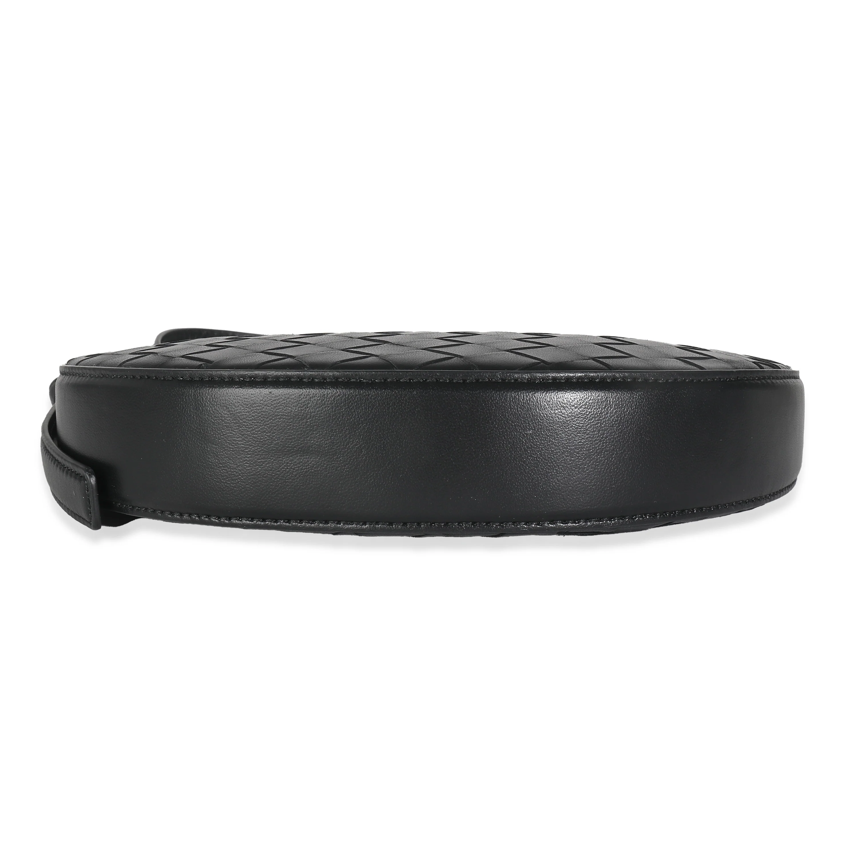 Black Intrecciato Nappa Mini Sunrise Bag - Image 5
