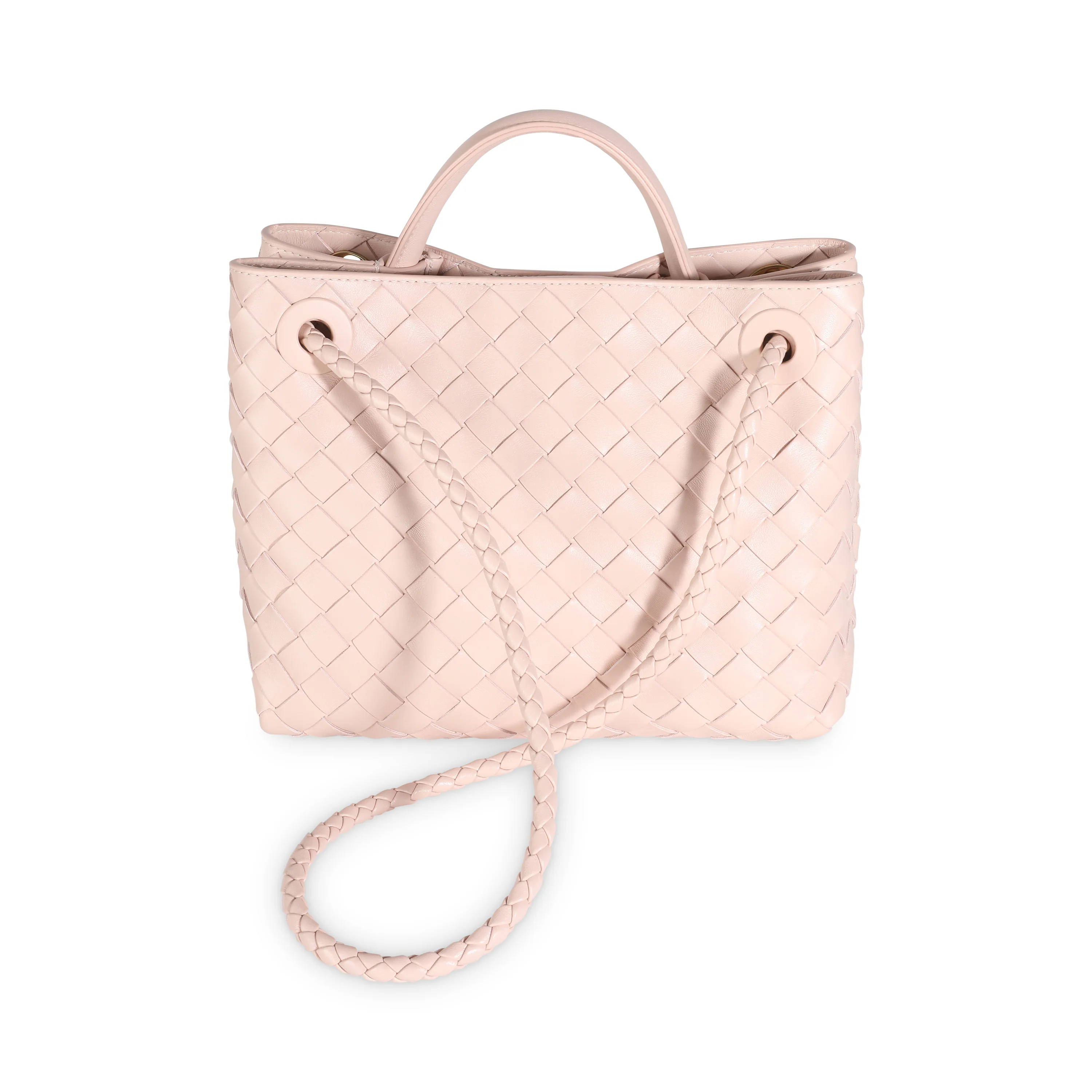 Lotus Intrecciato Nappa Small Andiamo Bag - Image 4