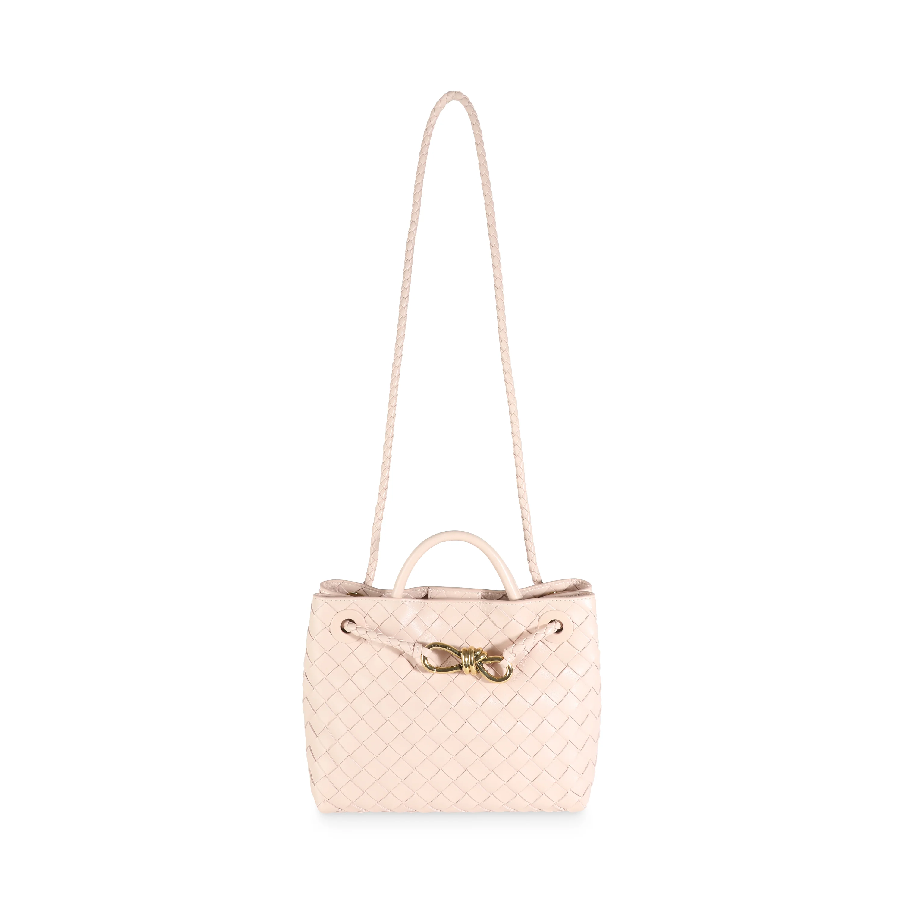 Lotus Intrecciato Nappa Small Andiamo Bag - Image 8
