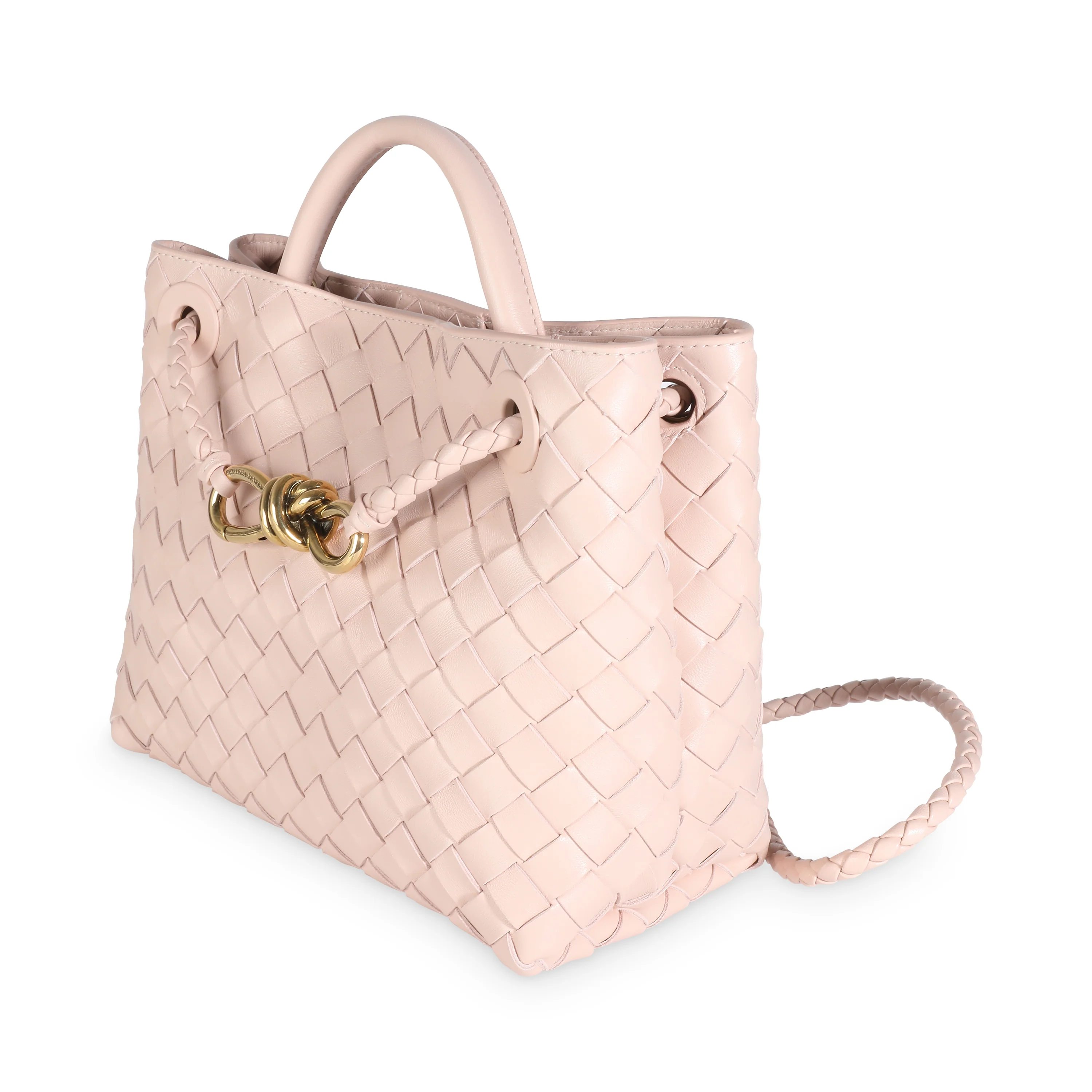 Lotus Intrecciato Nappa Small Andiamo Bag - Image 2