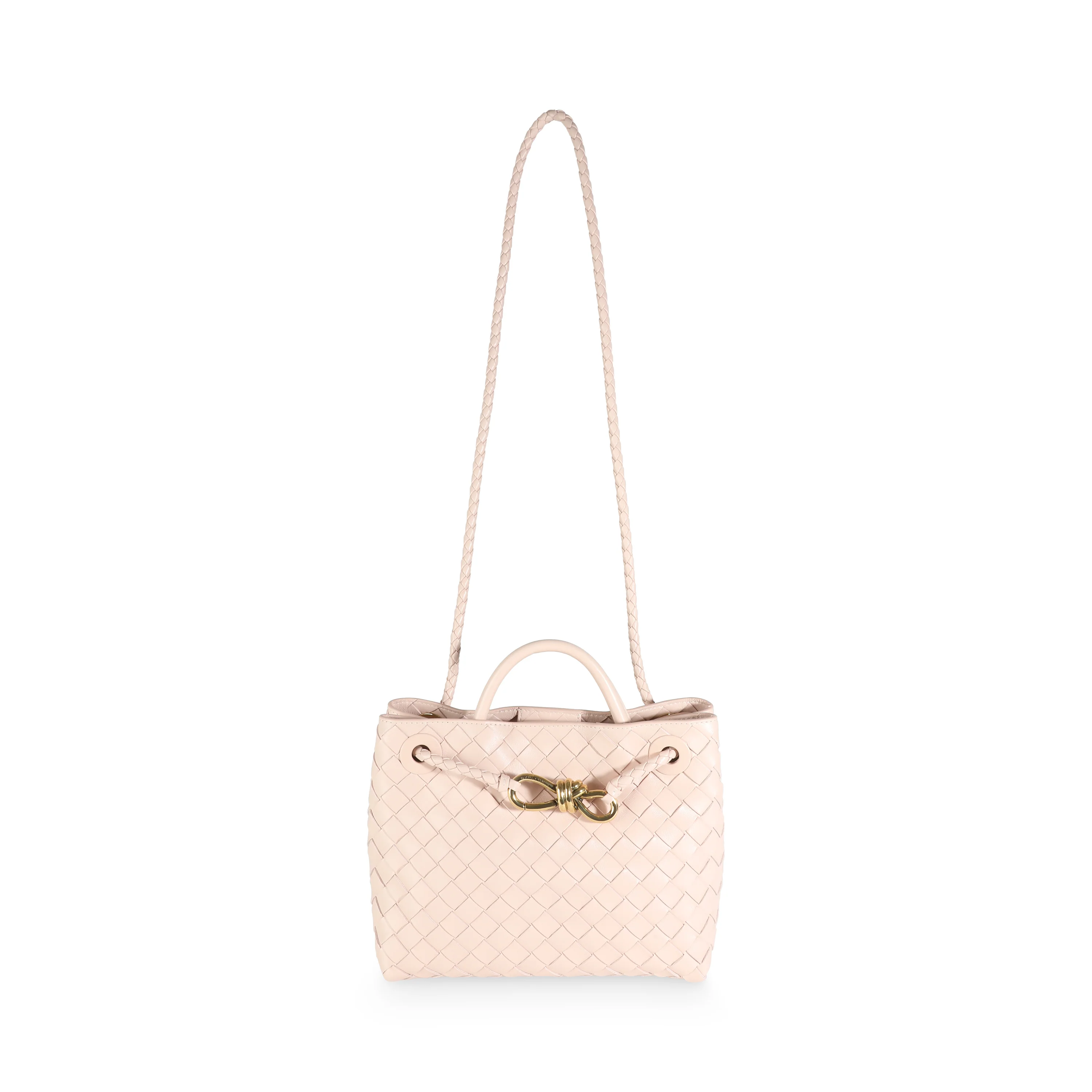 Lotus Intrecciato Nappa Small Andiamo Bag - Image 8
