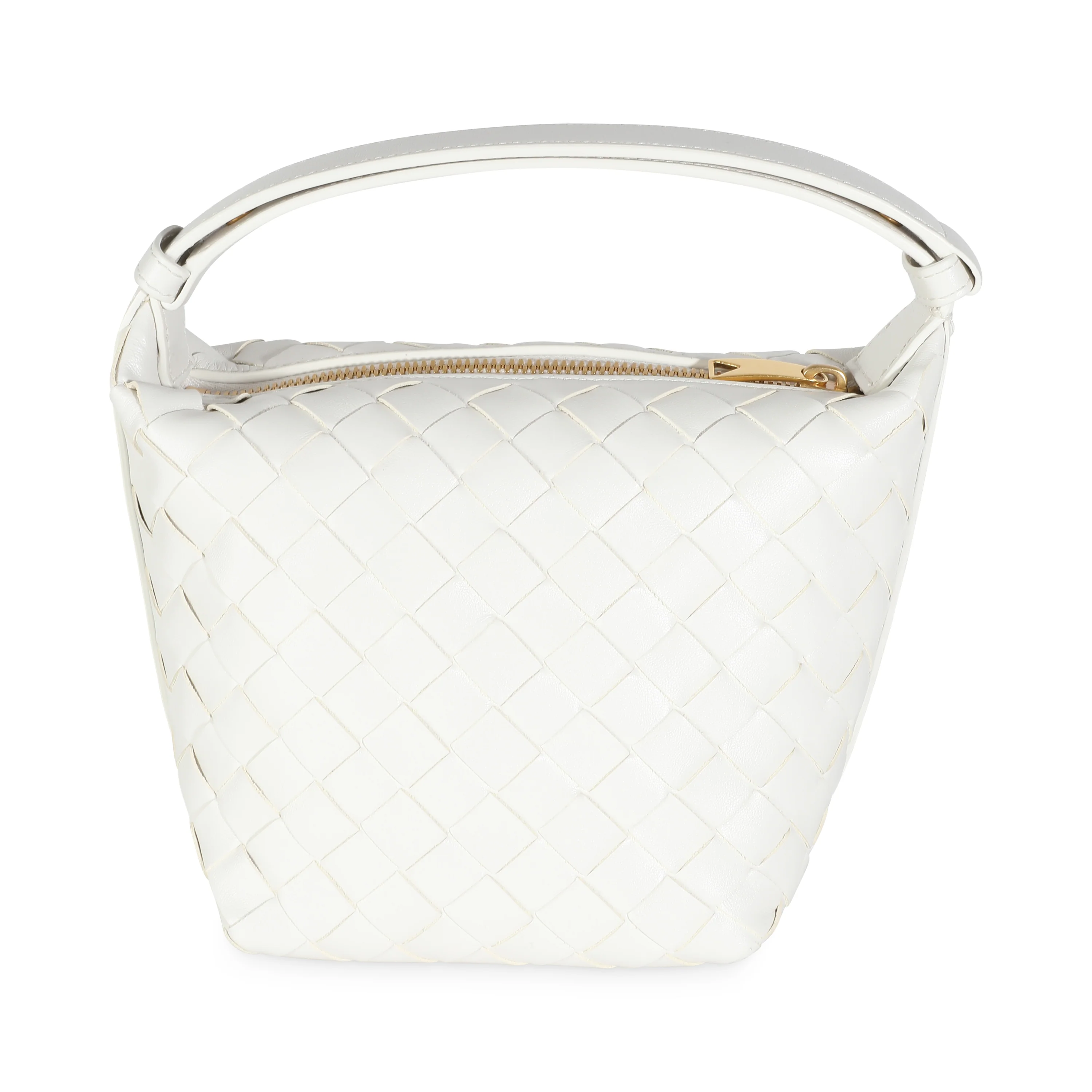 White Nappa Intrecciato Candy Wallace - Image 4