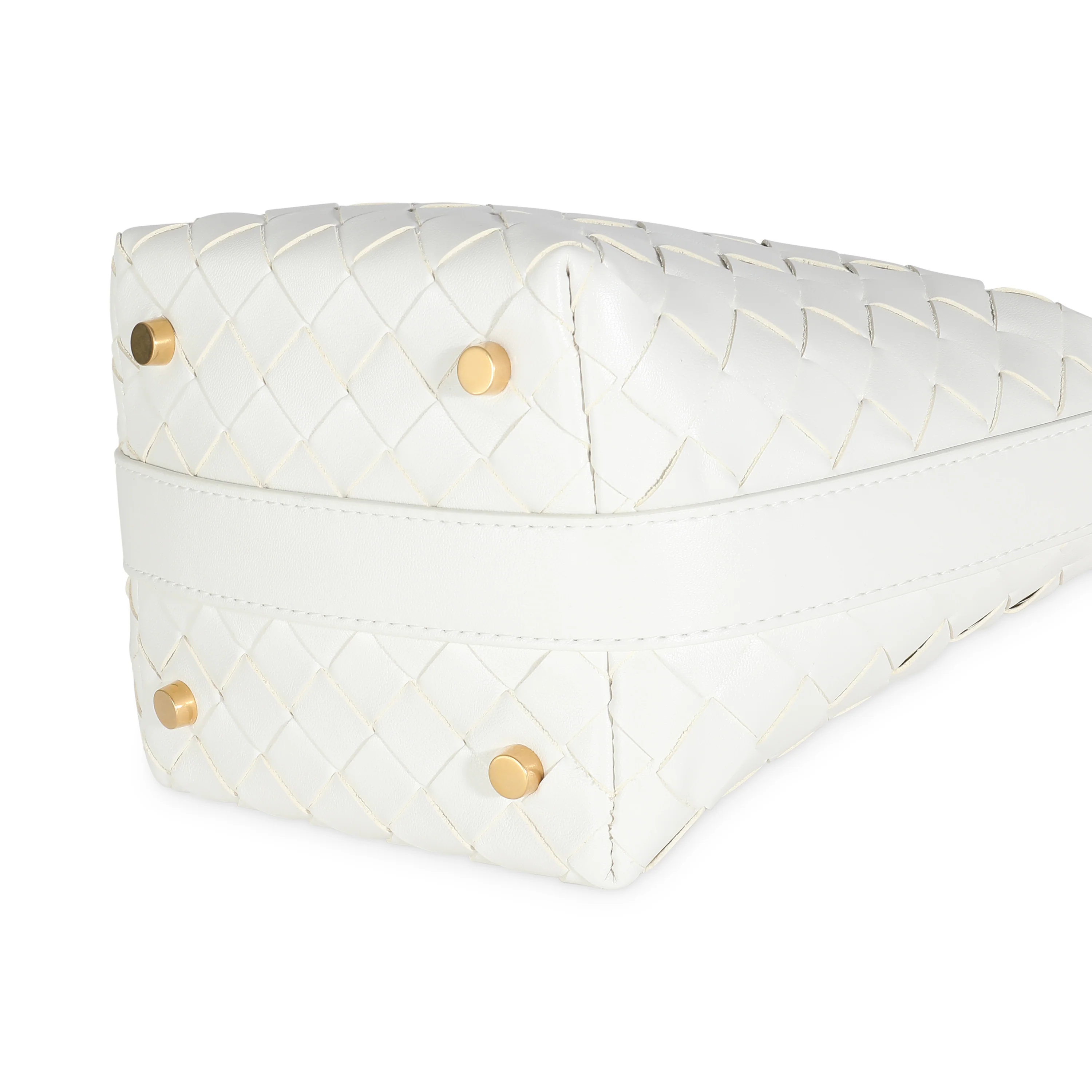 White Nappa Intrecciato Candy Wallace - Image 7