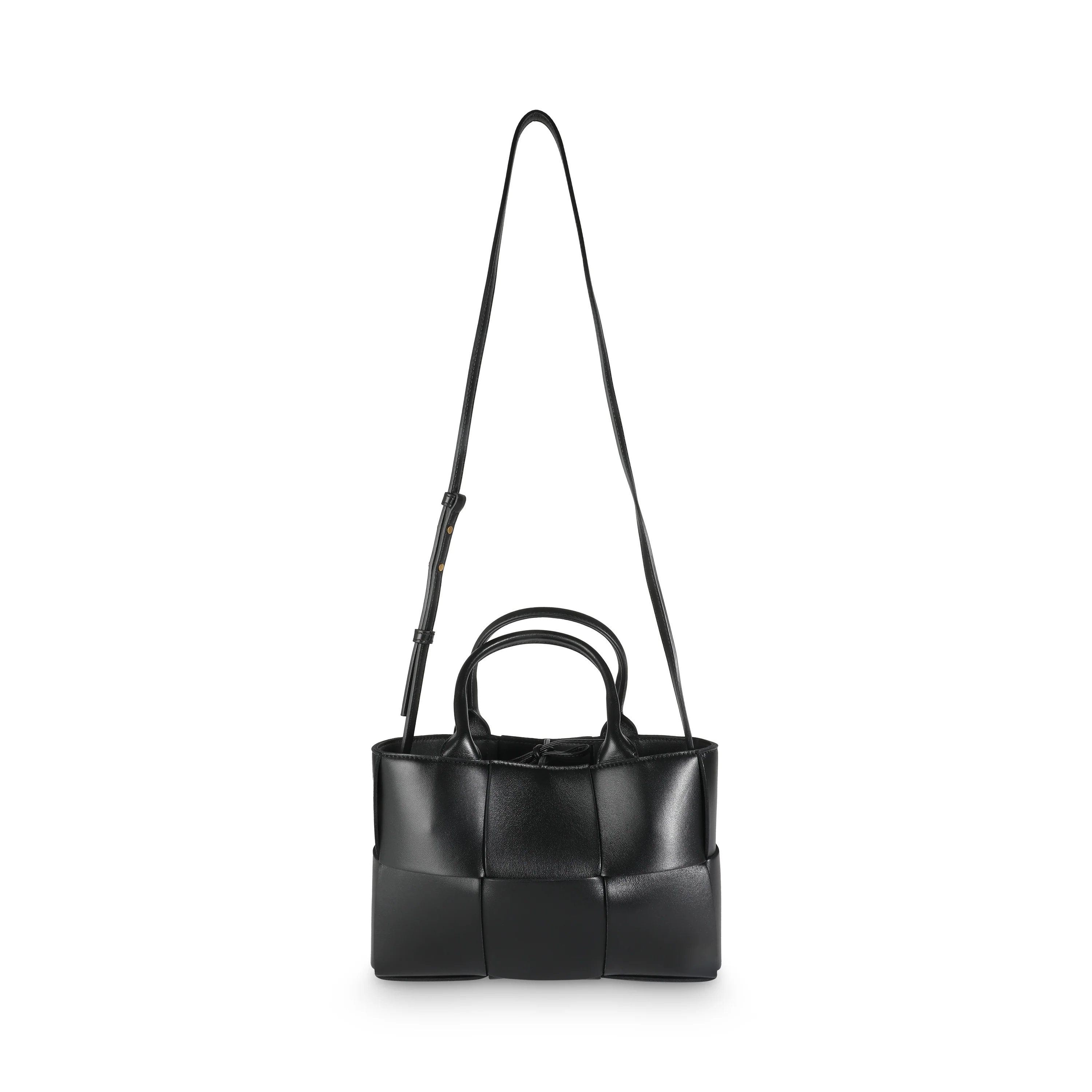 Black Intrecciato Nappa Mini Arco Tote - Image 8