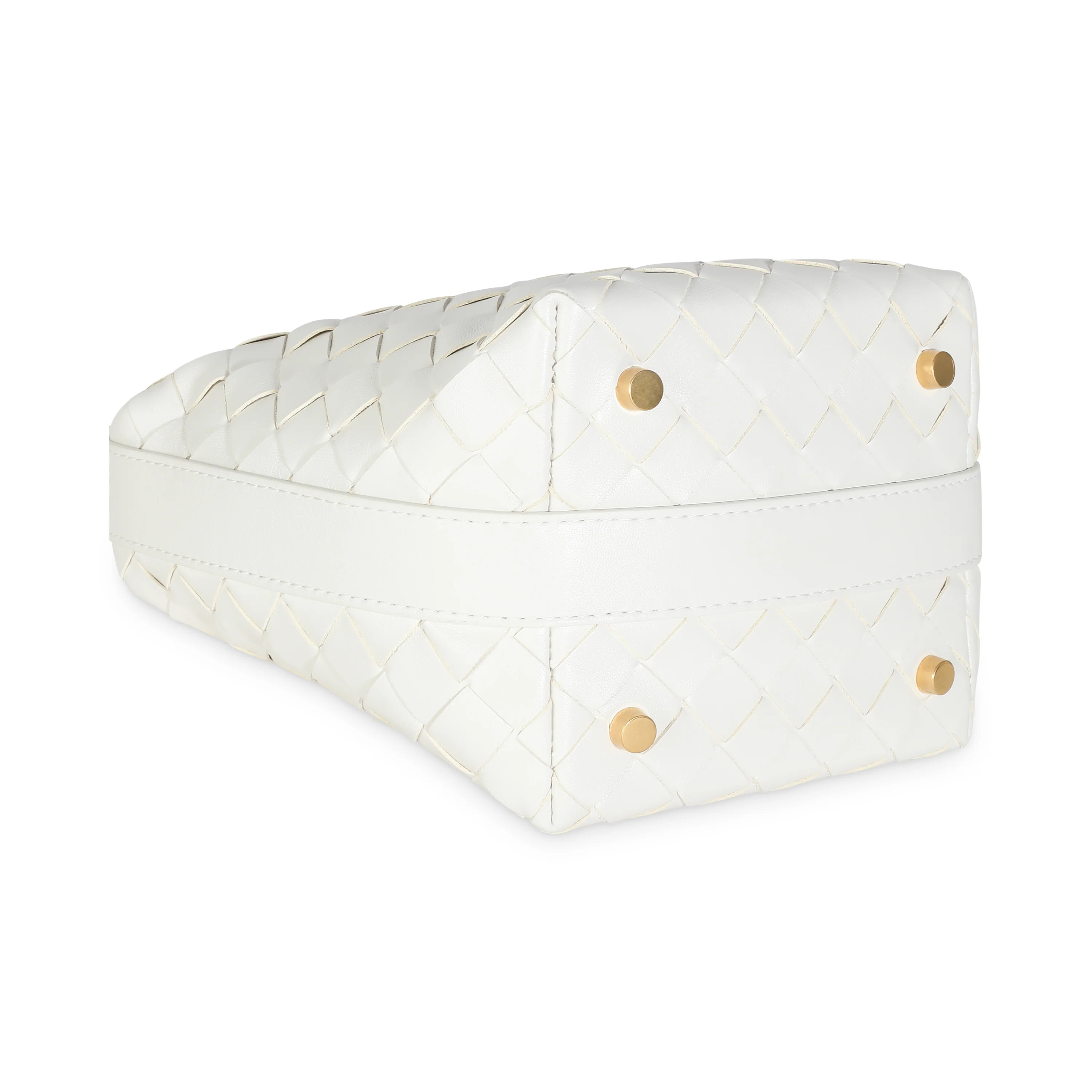 White Nappa Intrecciato Candy Wallace - Image 6