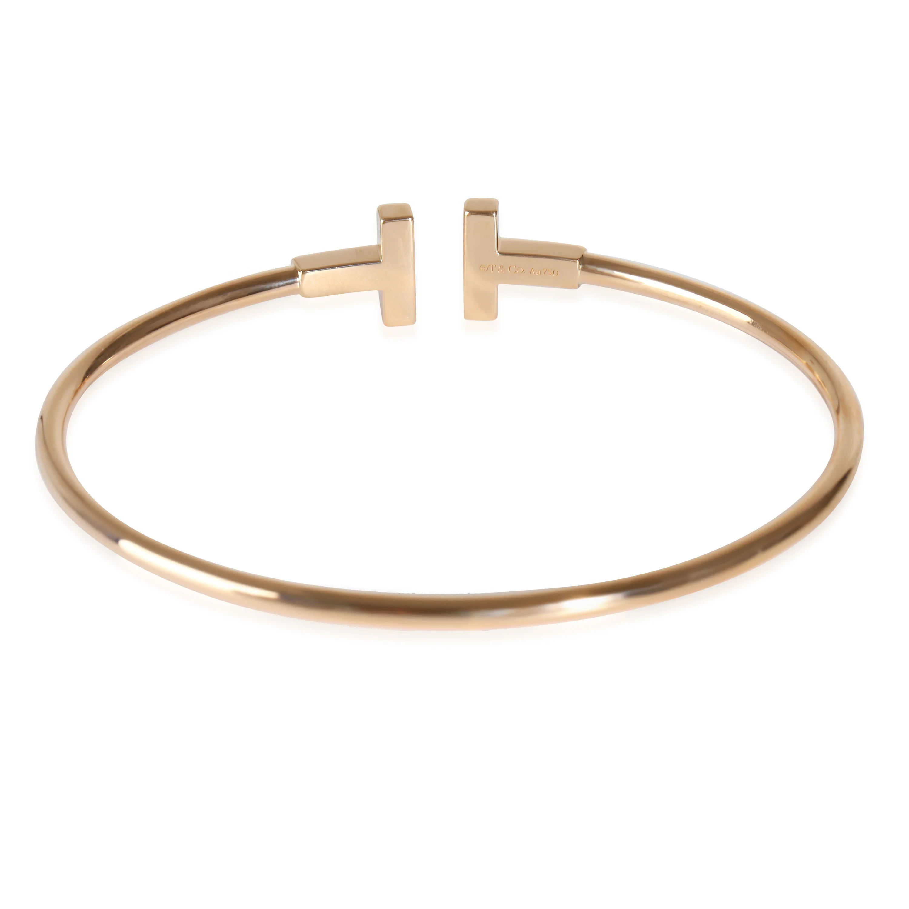 Tiffany T Bracelet in 18k Rose Gold 0.24 CTW - Image 3