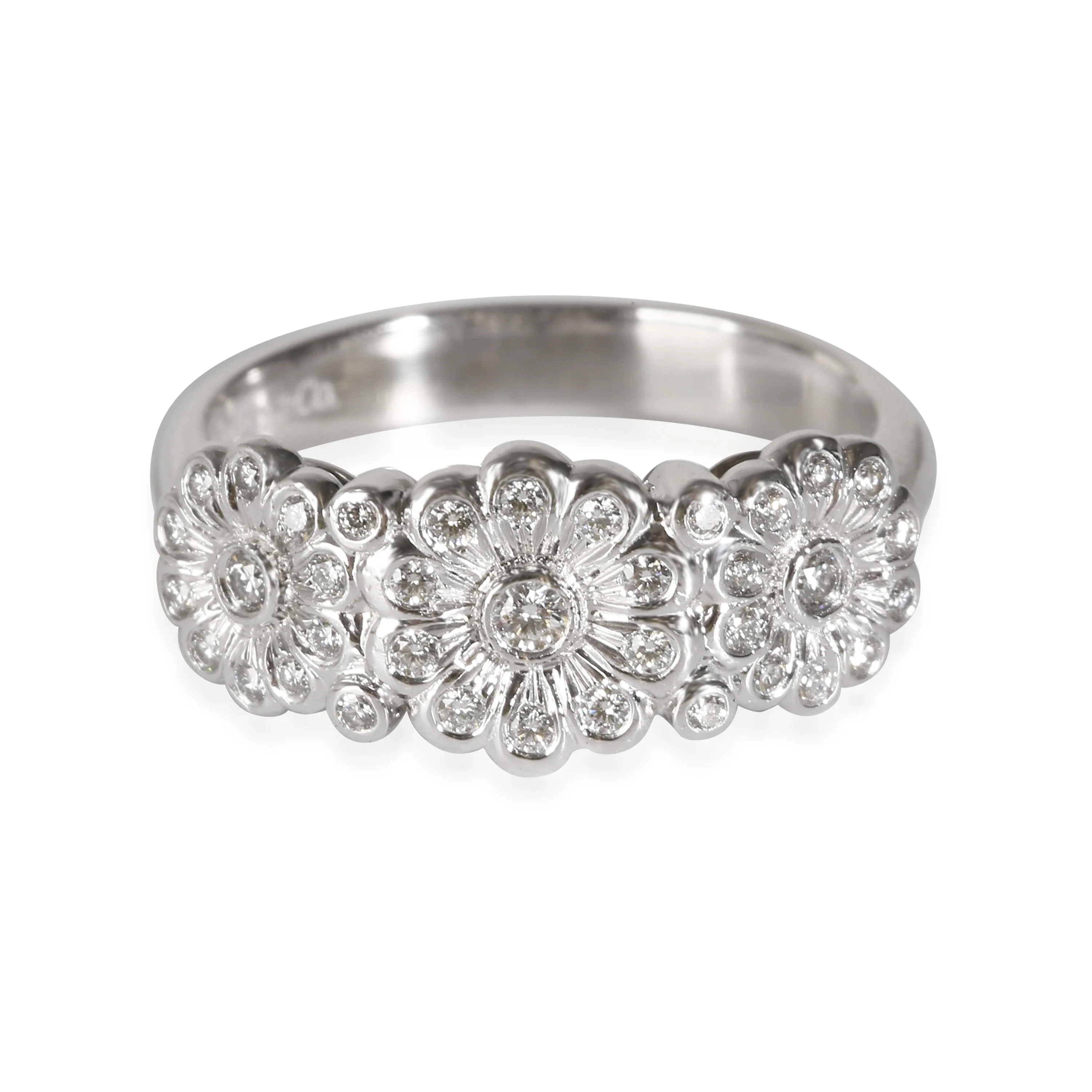 Vintage Fashion Ring in Platinum 0.1 CTW