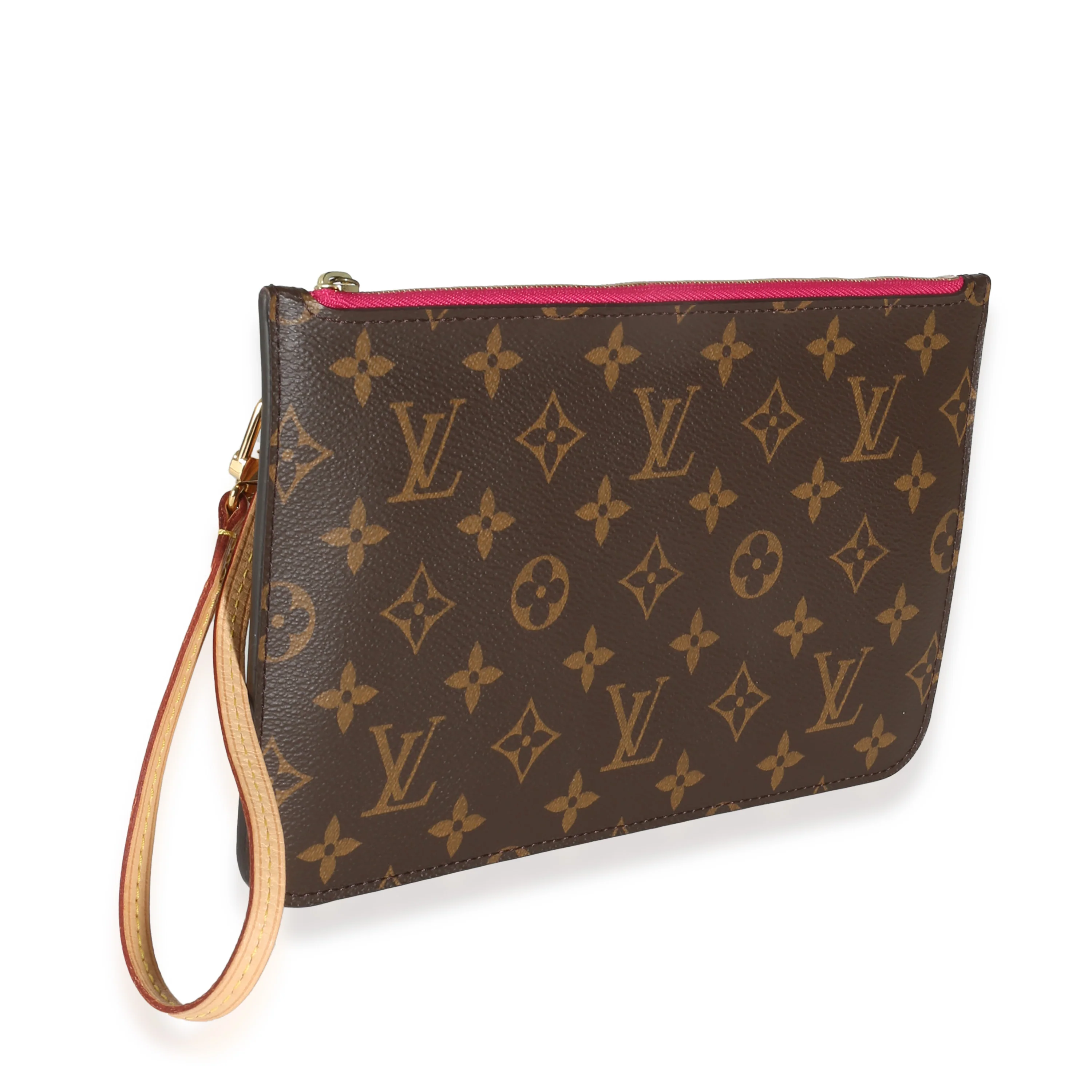 Pivoine Monogram Canvas Neverfull Pouch - Image 3