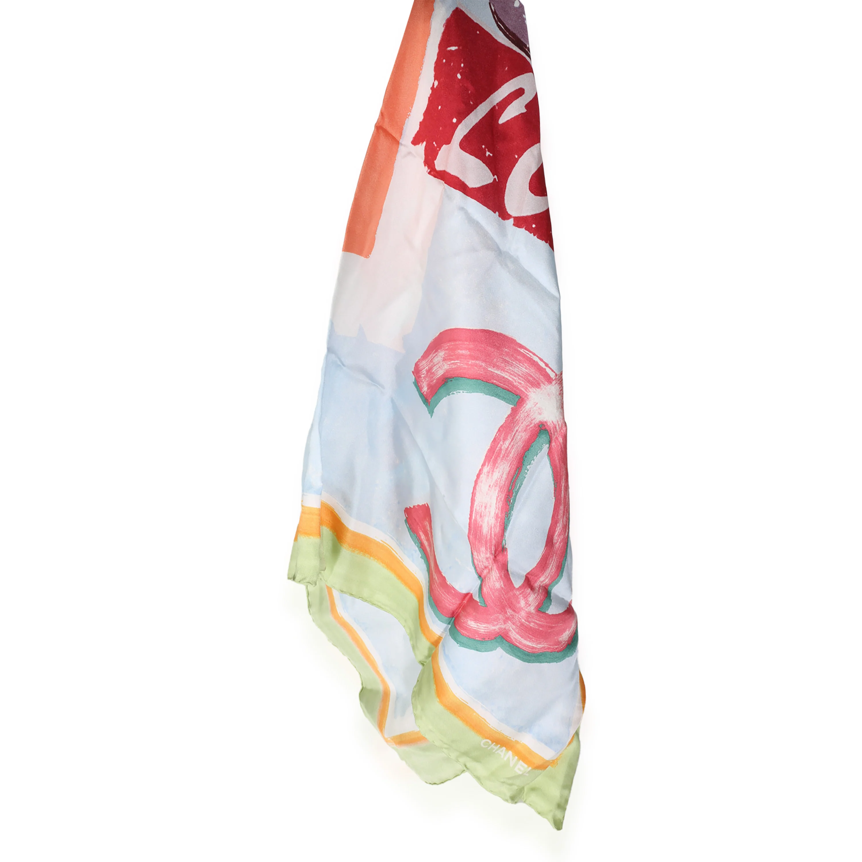 Multicolor Silk Viva Coco Cuba Libre Scarf - Image 2