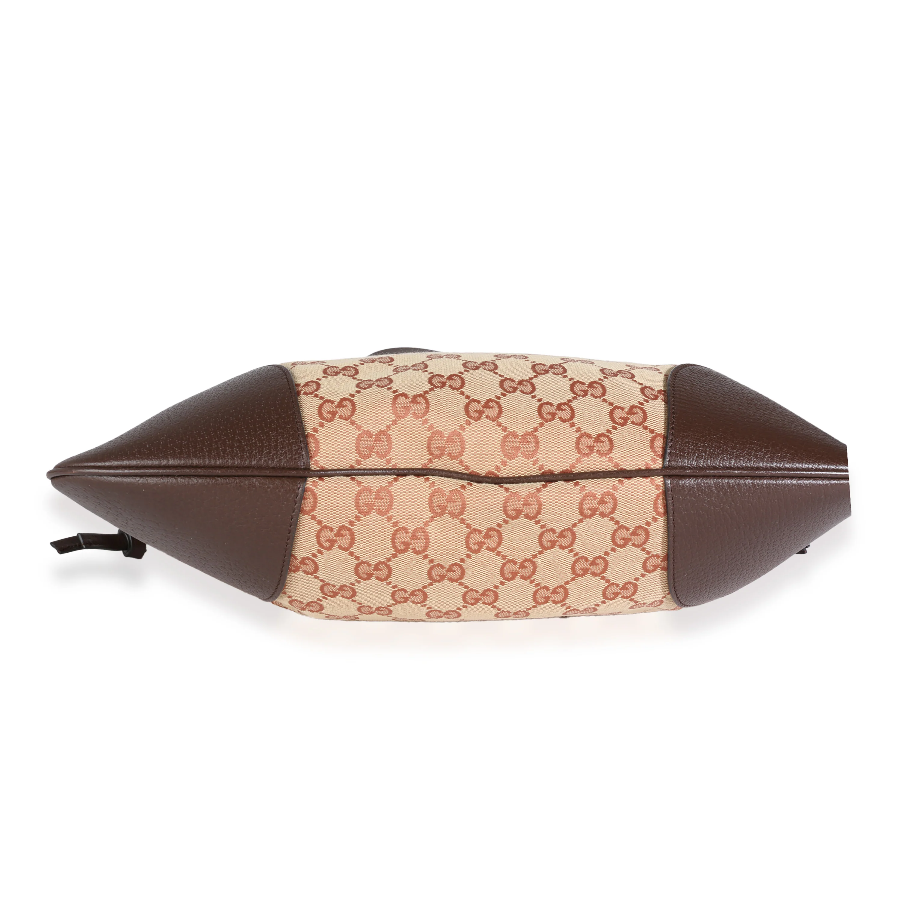 Beige GG Canvas Textured Dollar Calfskin Horsebit 1955 Top Messenger - Image 5