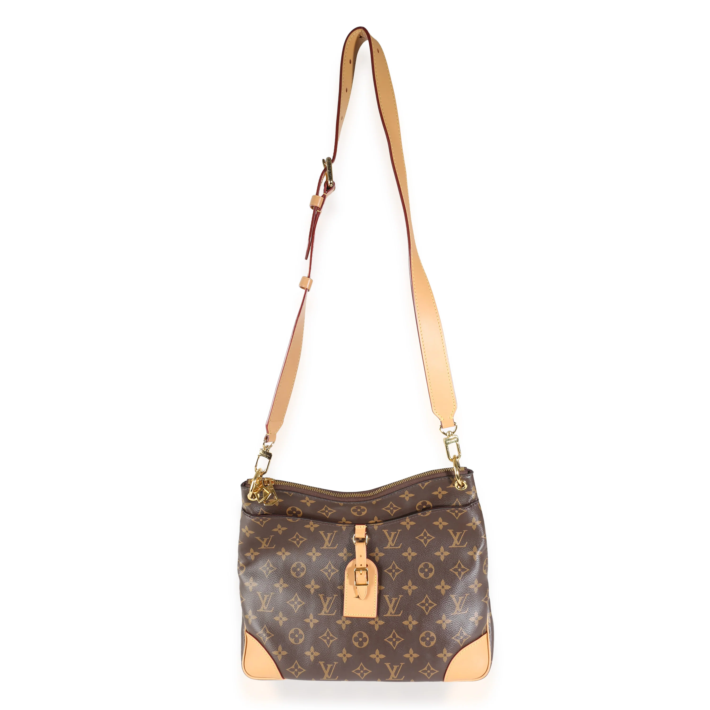 Natural Monogram Canvas Odeon MM - Image 8