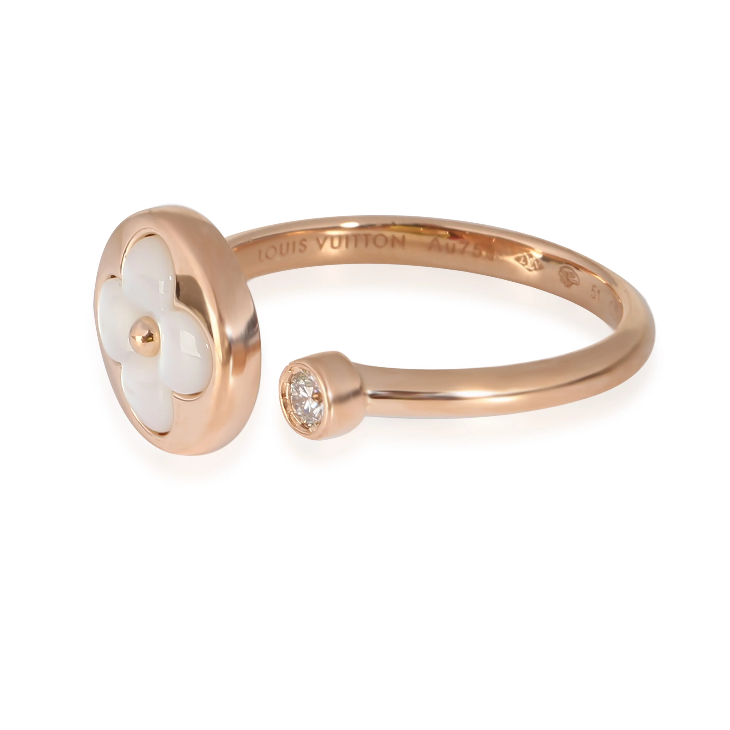 Color Blossom Fashion Ring in 18k Rose Gold 0.04 CTW - Image 2