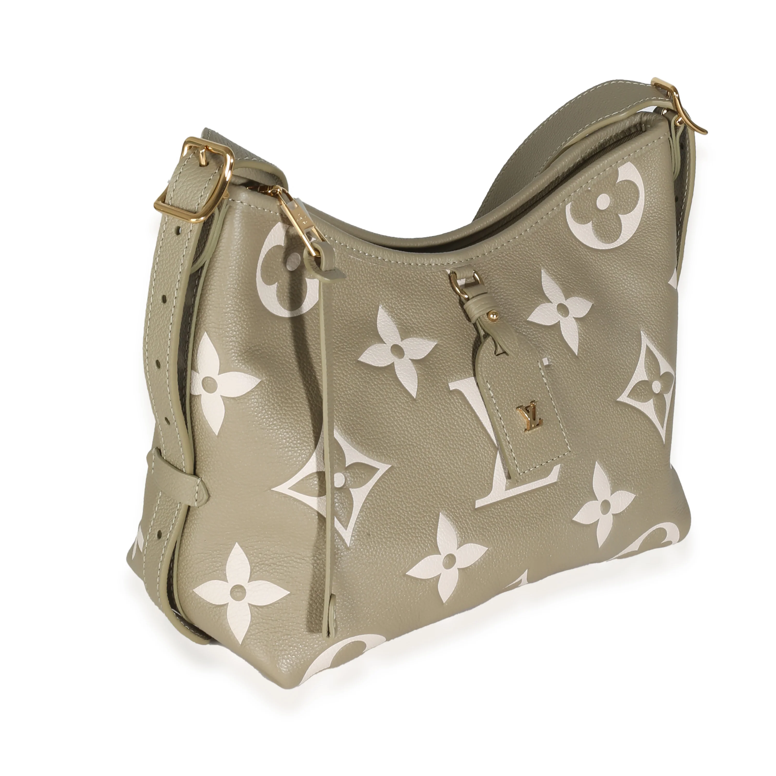 Khaki Cream Bicolour Monogram Empreinte CarryAll PM - Image 3
