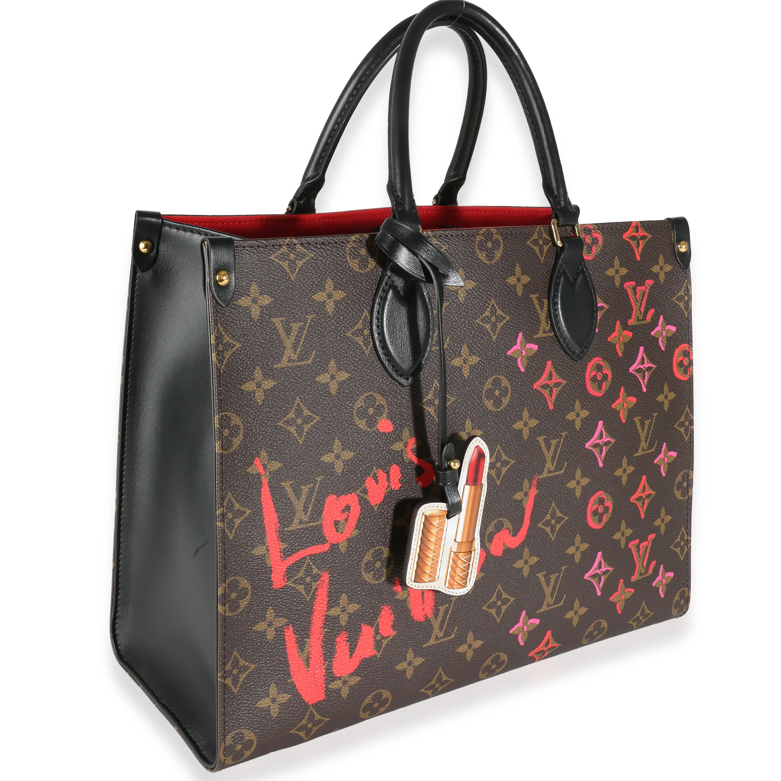 Fall In Love Monogram Canvas Onthego MM - Image 3