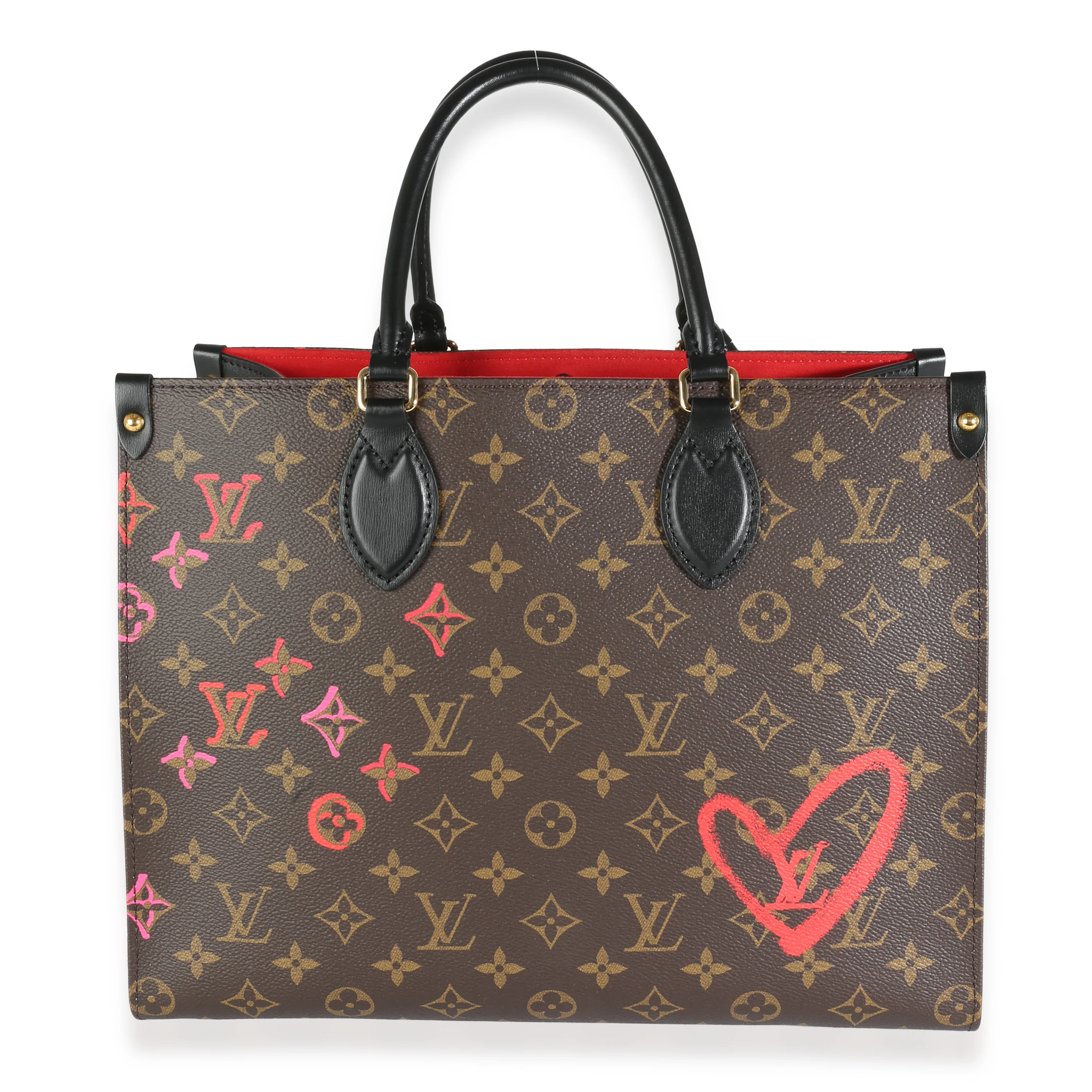 Fall In Love Monogram Canvas Onthego MM - Image 4