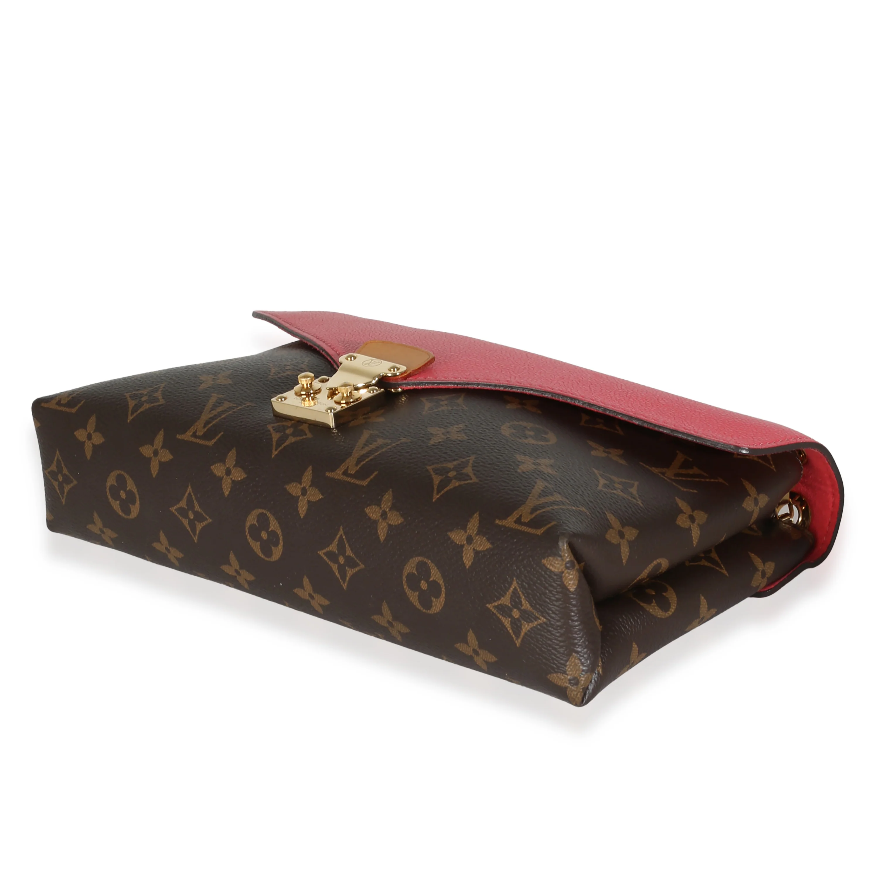 Rose Litchi Monogram Canvas Pallas Chain Bag - Image 7