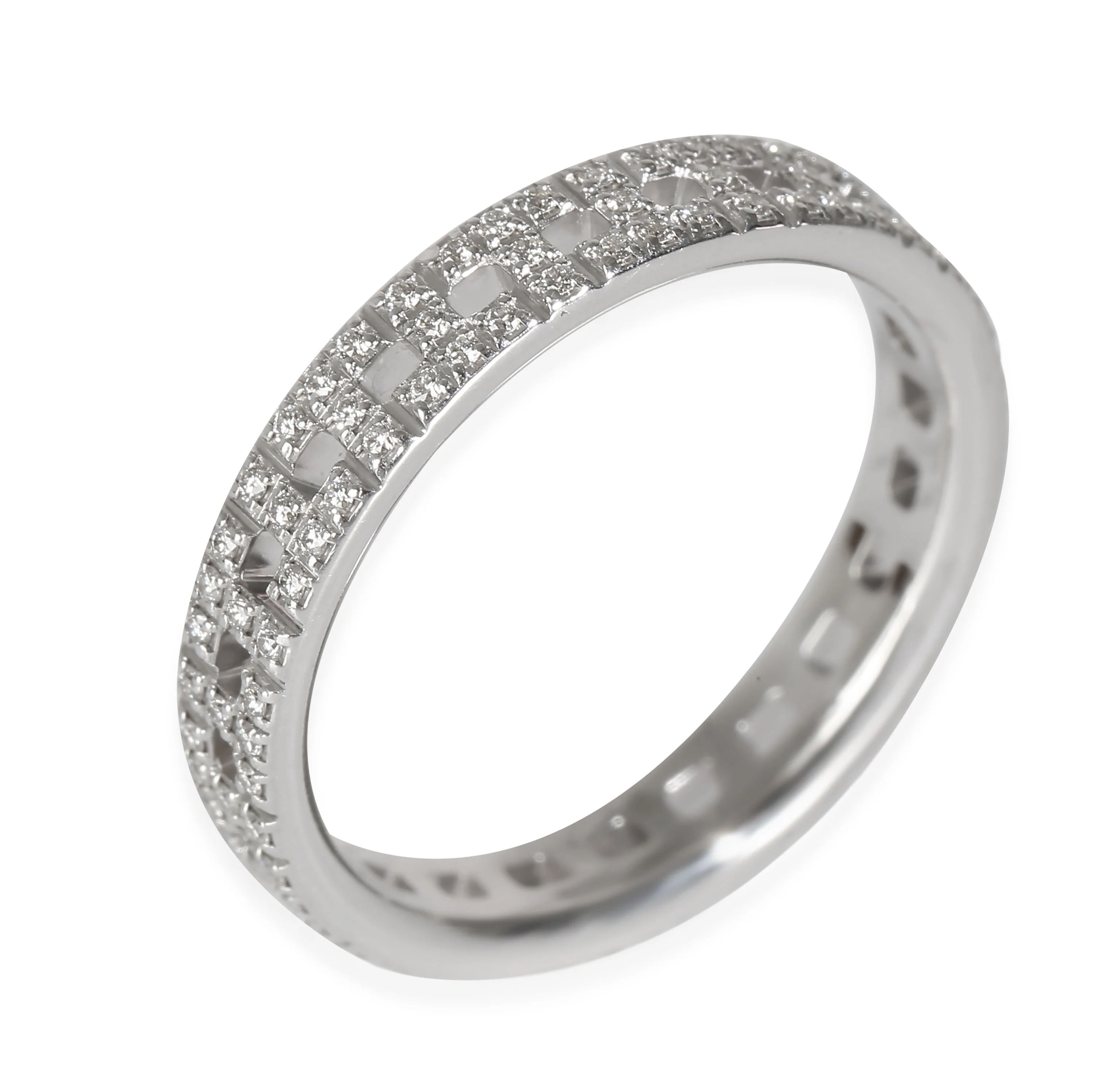 Tiffany True Band in 18k White Gold 0.23 CTW - Image 2